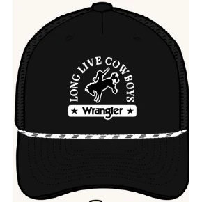 Wrangler Cinch Long Live Cowboys Cap- Black