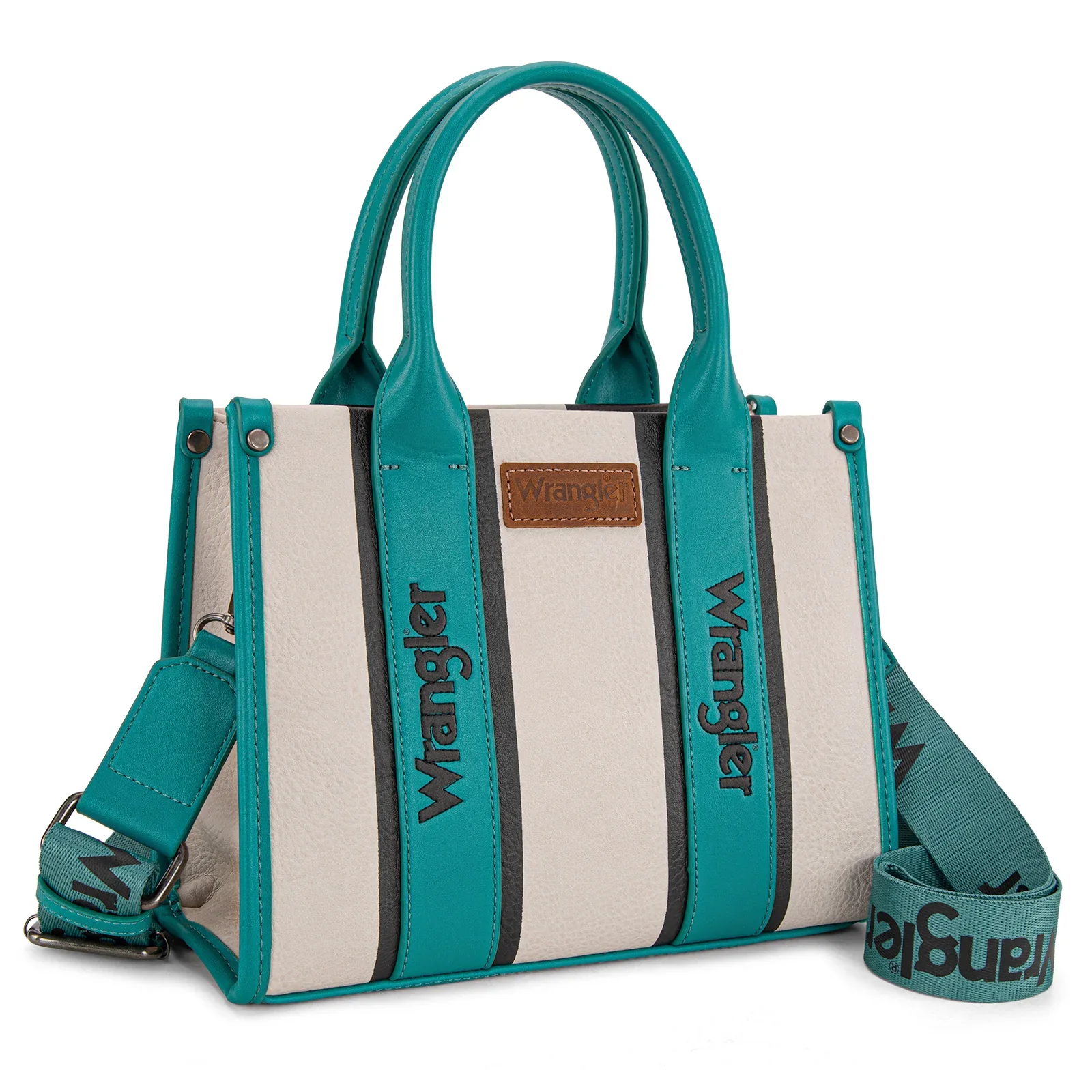 Wrangler Colour Block Crossbody Tote- Multiple Colours - Image 5