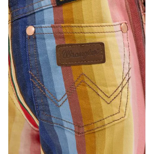 Wrangler Girl's Lainey Wilson Bell Bottom Jeans - Rodeo Stripe - Image 4