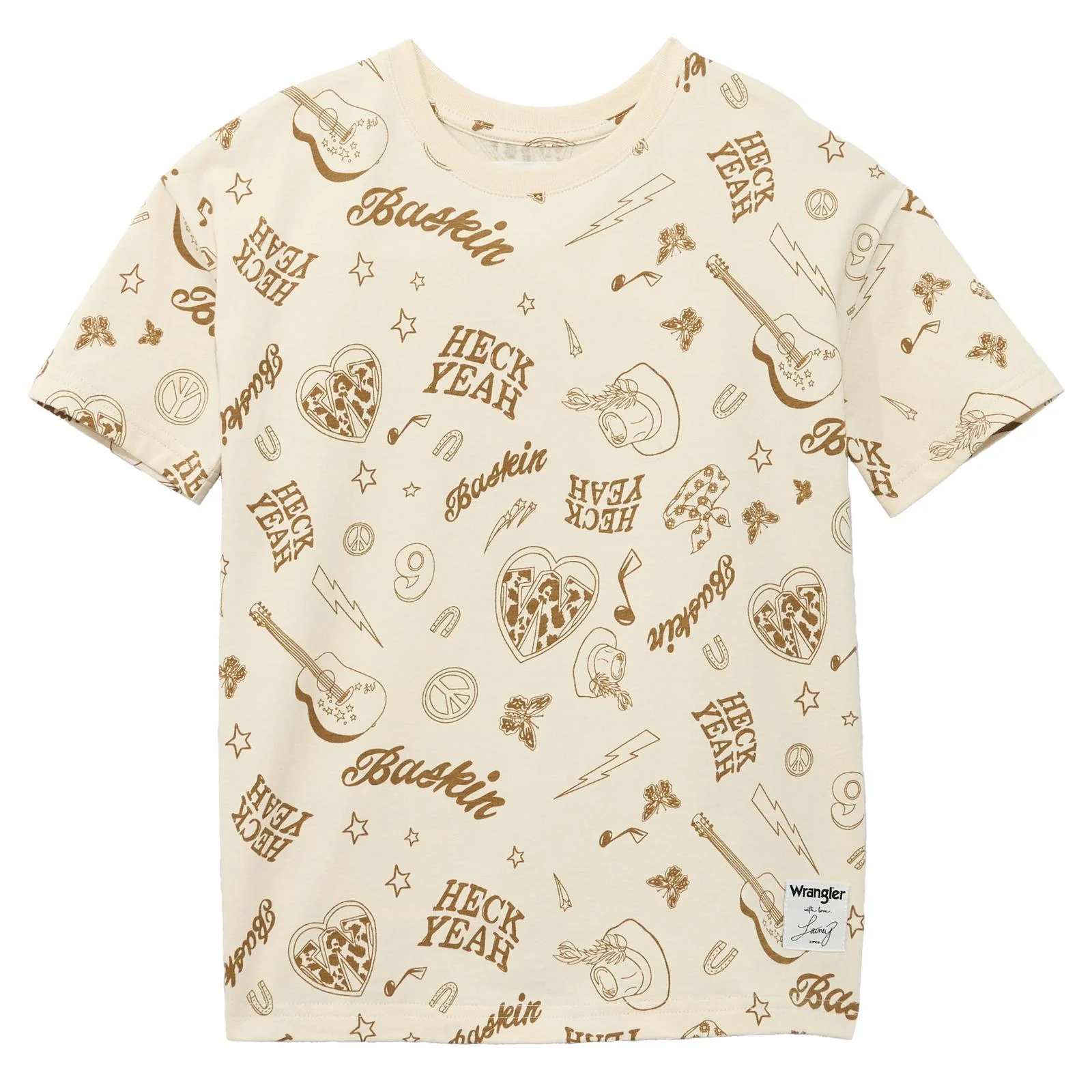 Wrangler Girl's Lainey Wilson Life Short Sleeve Tee Shirt