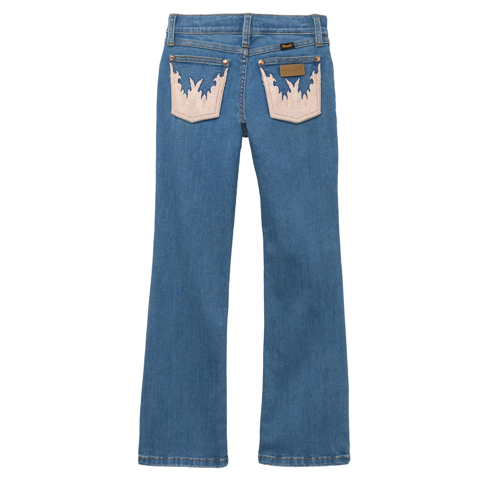 Wrangler Girl's Lainey Wilson Mae Boot Jean- Denim - Image 2