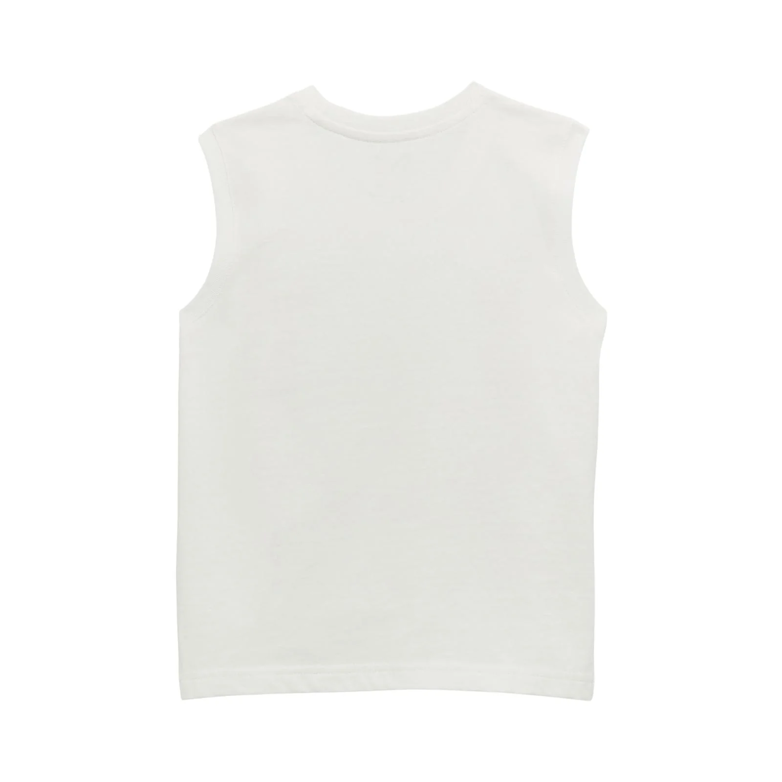 Wrangler Girl's Sleeveless Graphic Tee Shirt- White - Image 2
