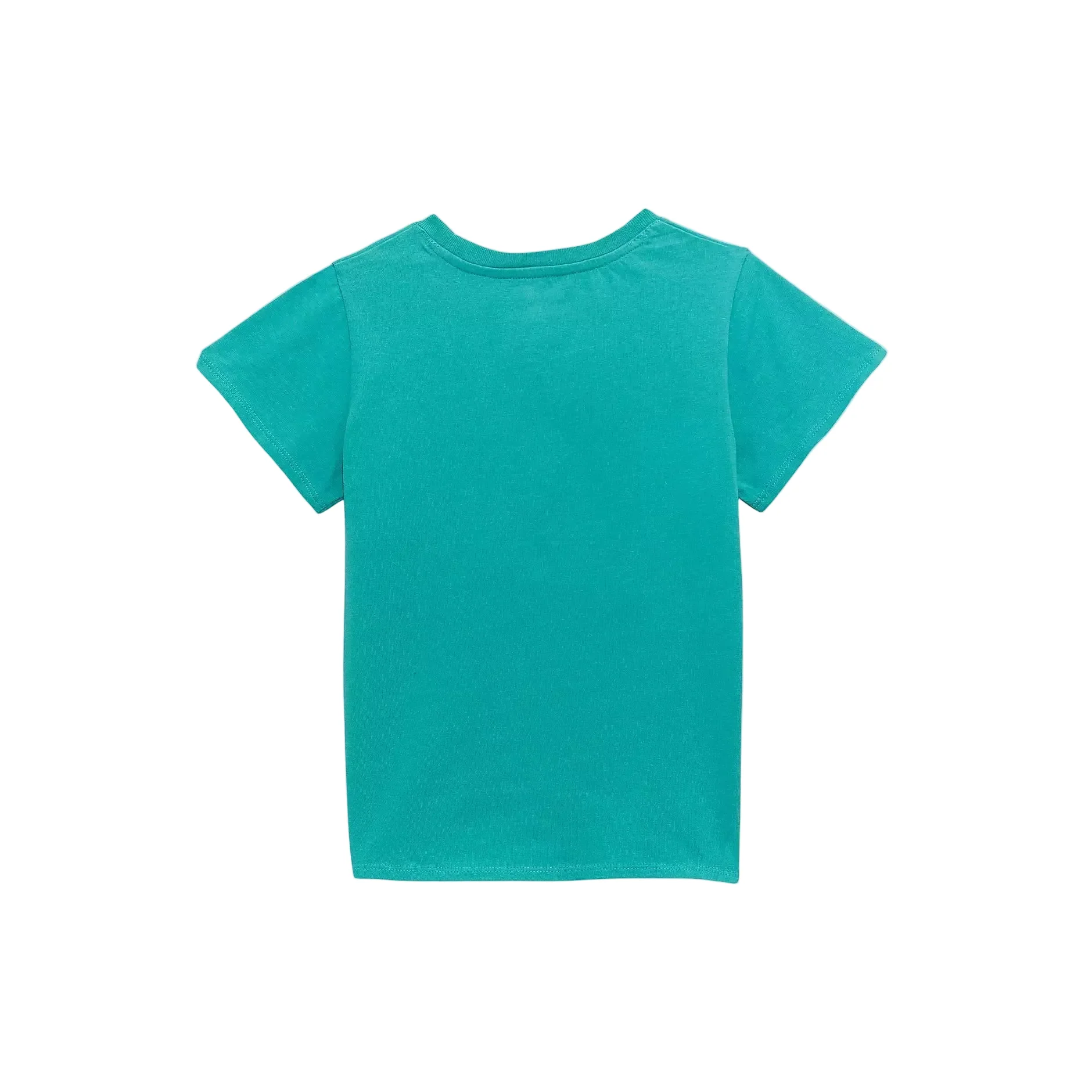 Wrangler Girl's Western Wrangler Graphic Short Sleeve Tee Shirt - Teal - Image 2