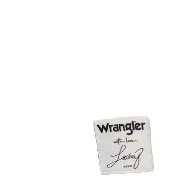 Wrangler Lainey Wilson You Better Hold On Shrunken Band Short Sleeve Tee Shirt- White - Image 2