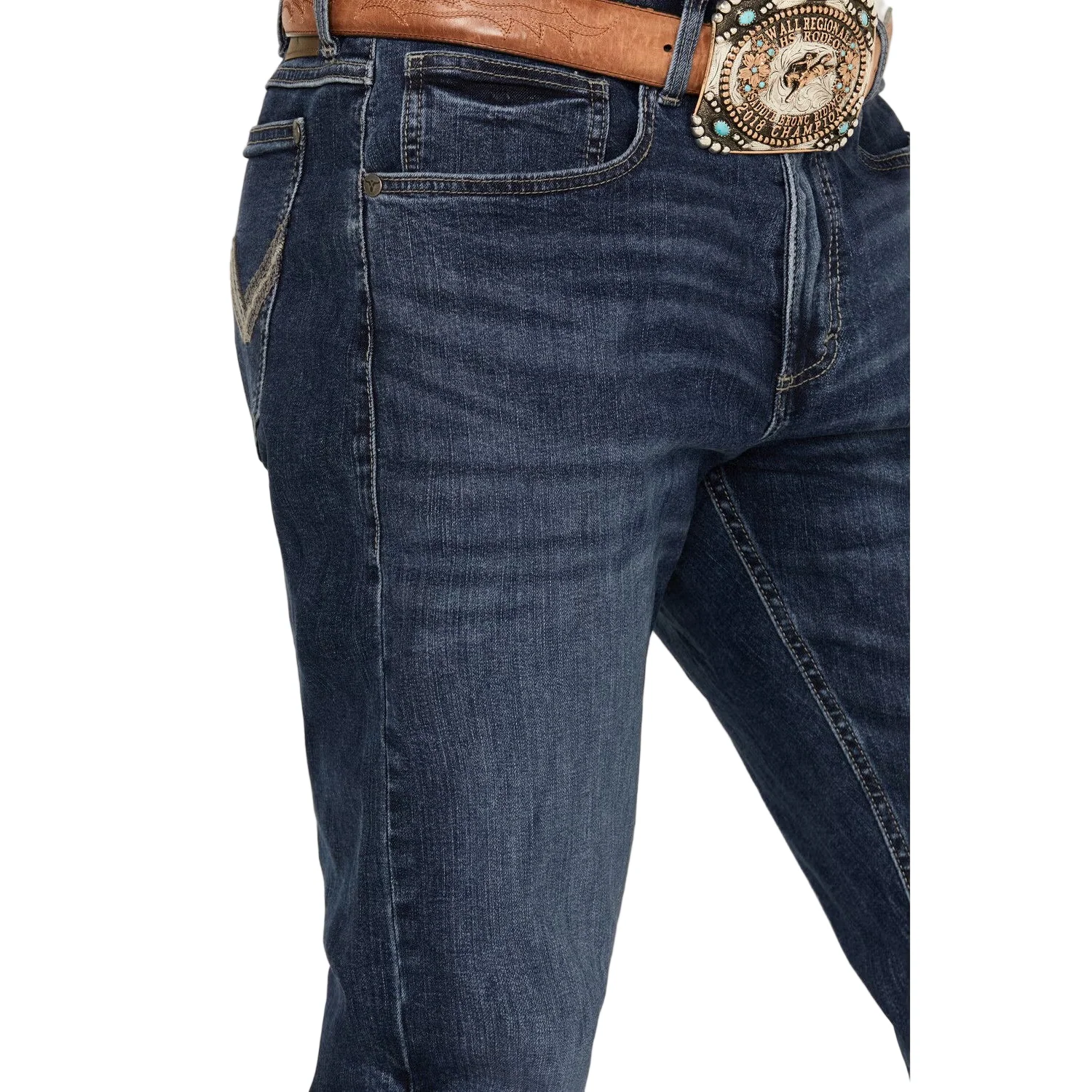 Wrangler Men's 20X No.44 Slim Straight Jeans - Image 2