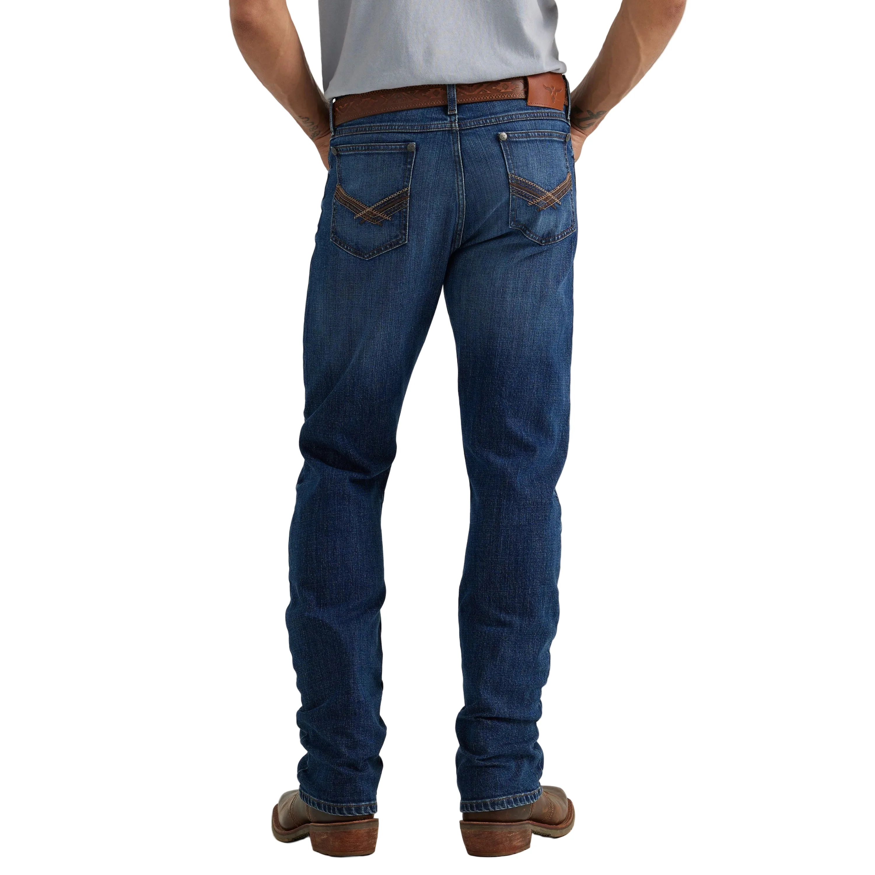 Wrangler Men's 20X No.42 Vintage Bootcut Jeans - Barksdale - Image 2