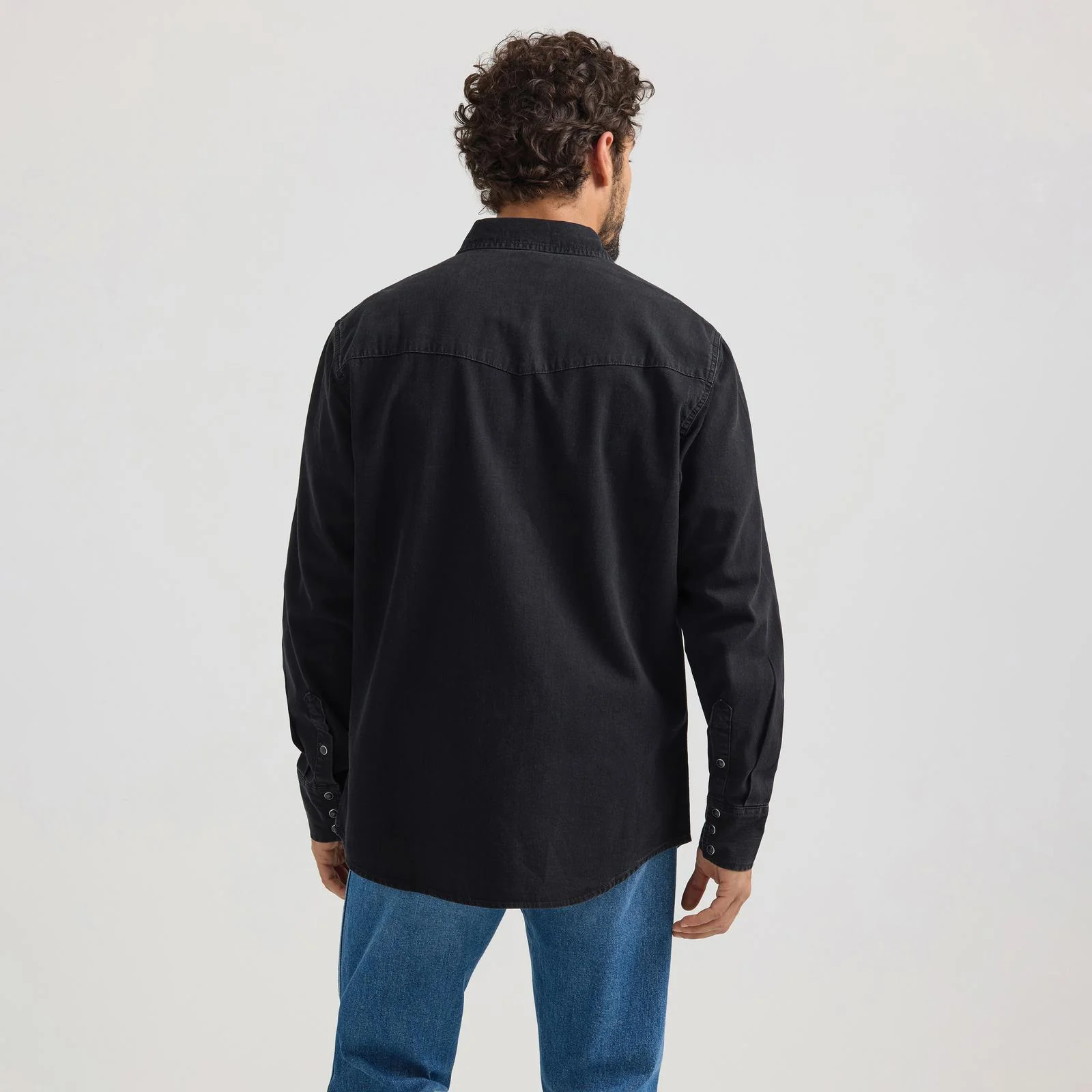 Wrangler Men's Denim Long Sleeve Denim Shirt - Assorted Colours - Image 2