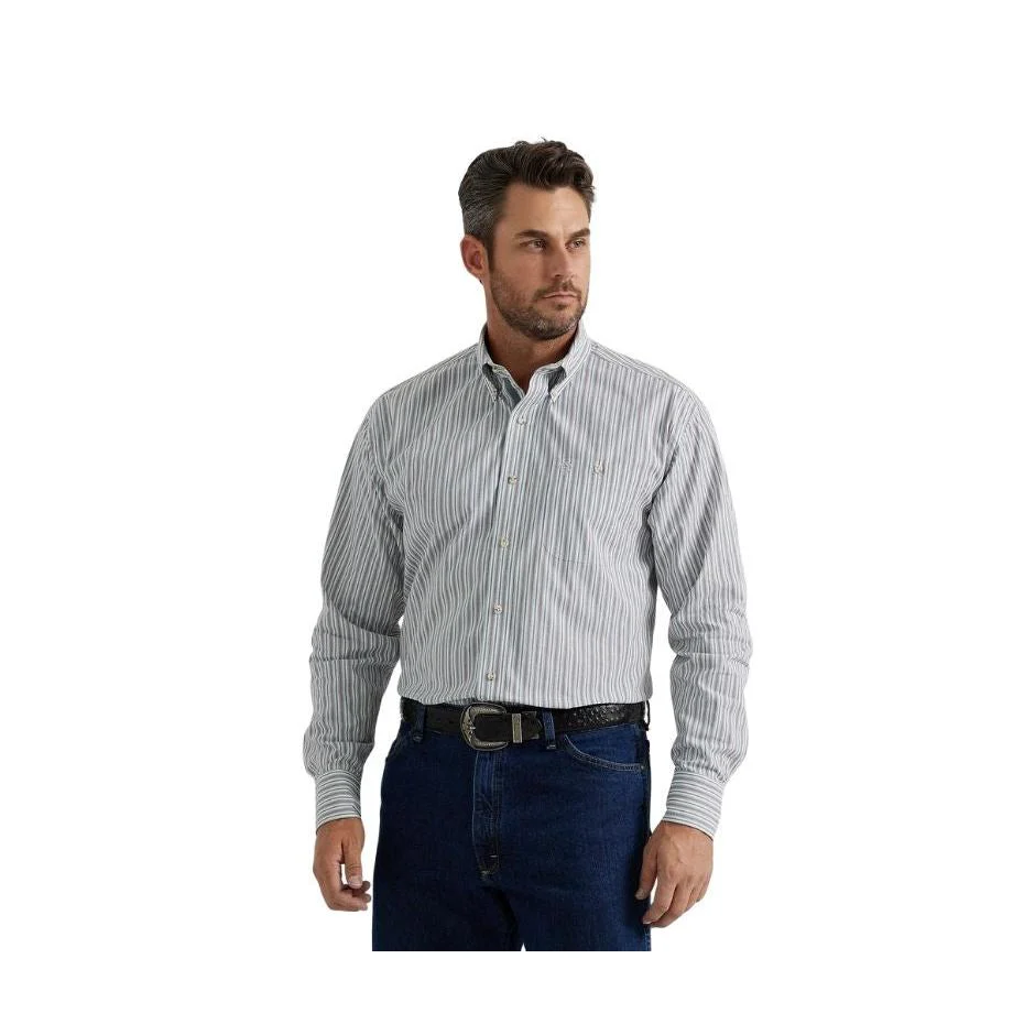 Wrangler Men's George Strait Collection One Pocket LS Shirt