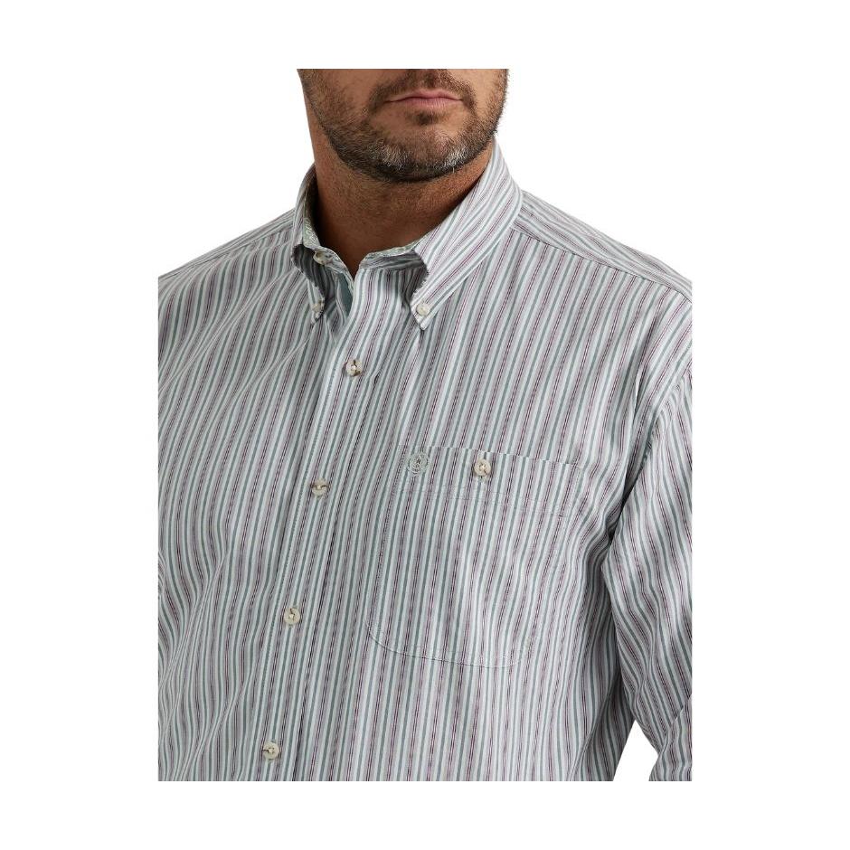Wrangler Men's George Strait Collection One Pocket LS Shirt - Image 4