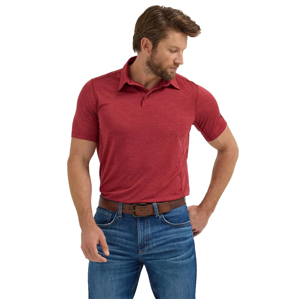 Wrangler Men's Short Sleeve Polo - Assorted Colors - Image 2