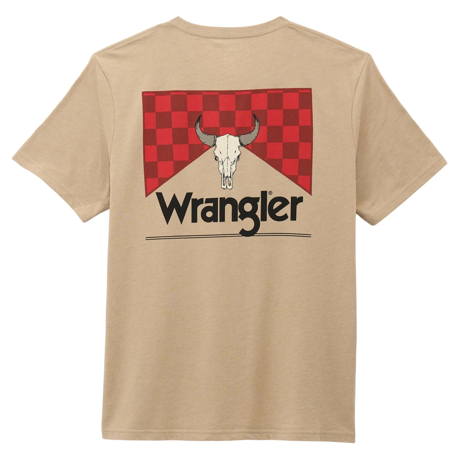 Wrangler Men's Graphic Short Sleeve Tee Shirt - Trench Coat Heather