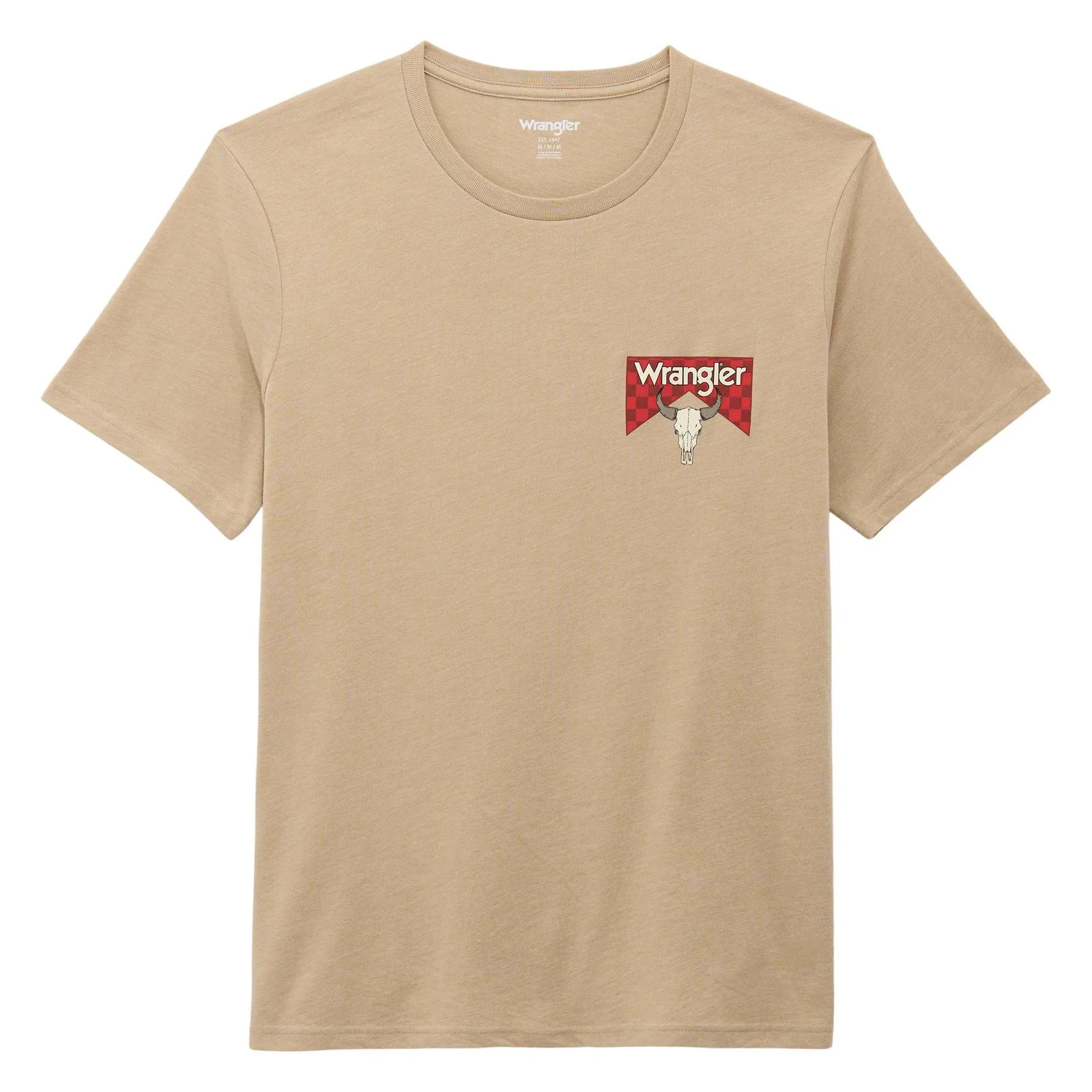 Wrangler Men's Graphic Short Sleeve Tee Shirt - Trench Coat Heather - Image 2