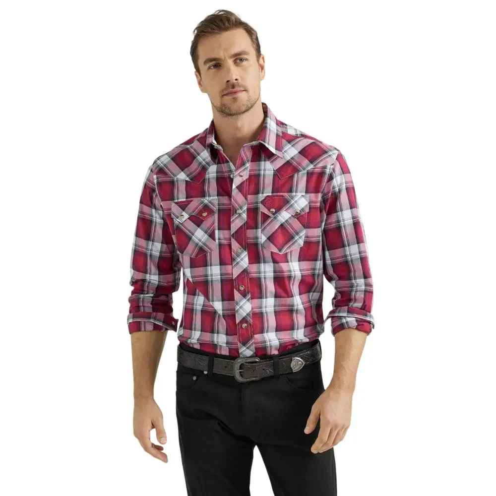 Wrangler  Men's Retro Long Sleeve Modern Fit Shirt