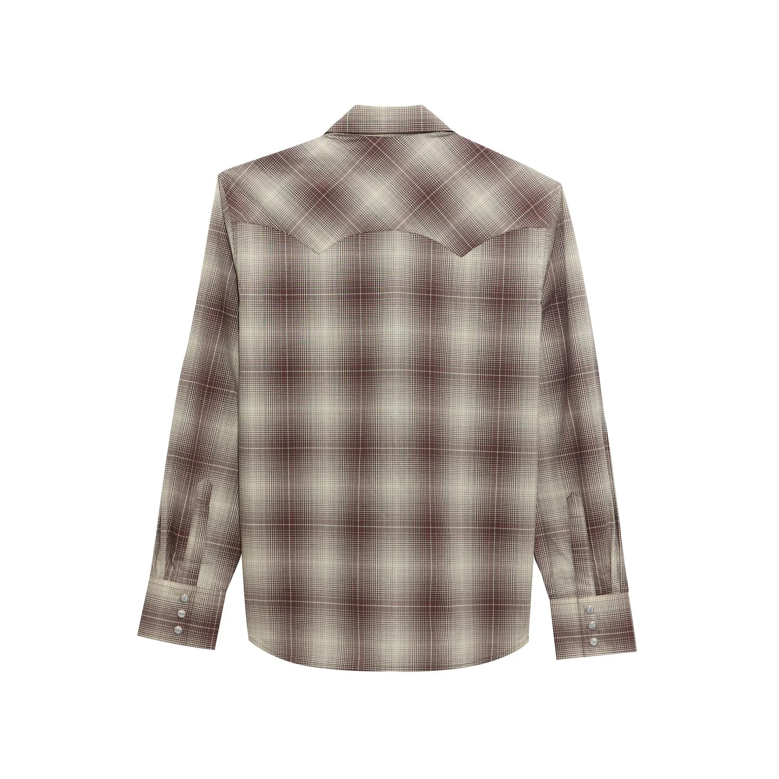 Wrangler Men's Retro Long Sleeve Modern Fit Shirt - Brown - Image 2