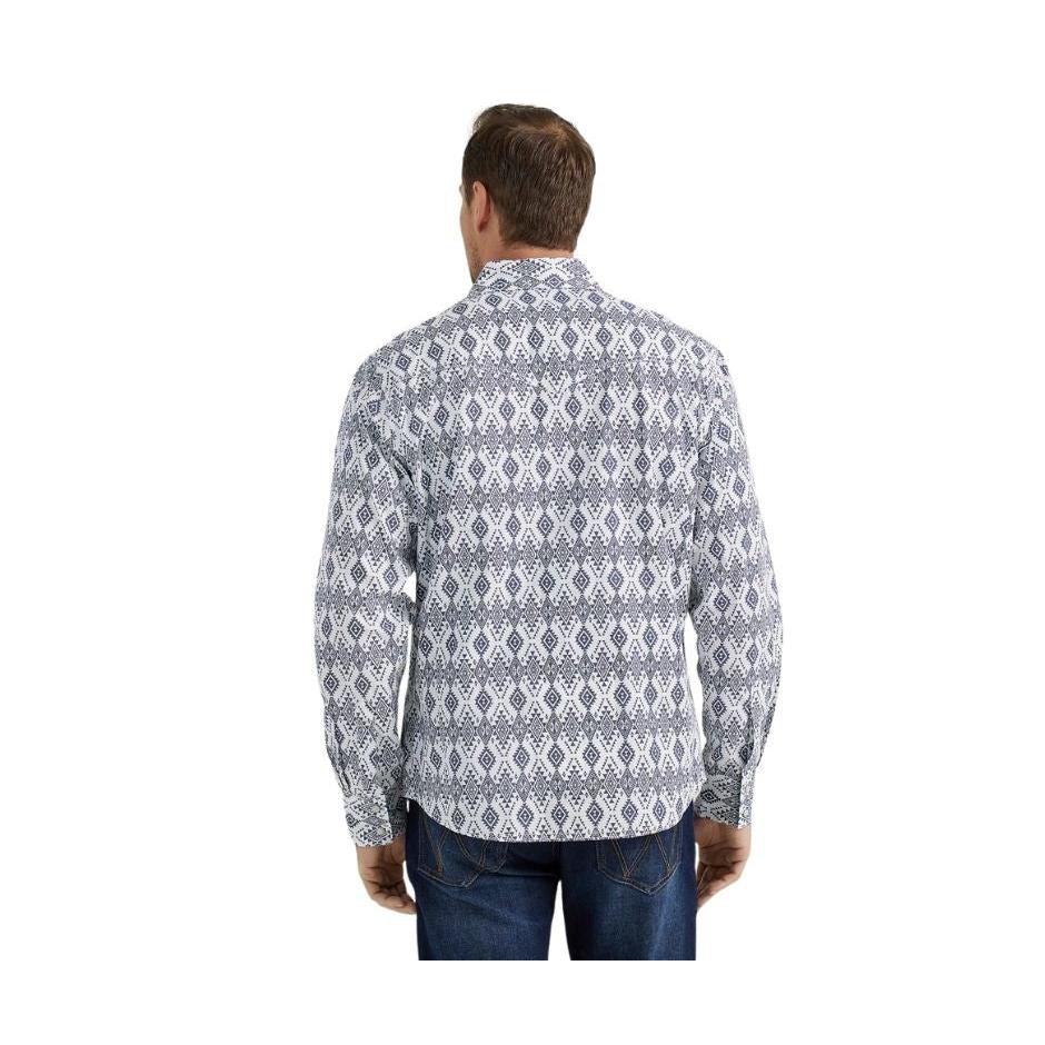 Wrangler Men's Retro Modern Fit Snap Long Sleeve Shirt - Image 4