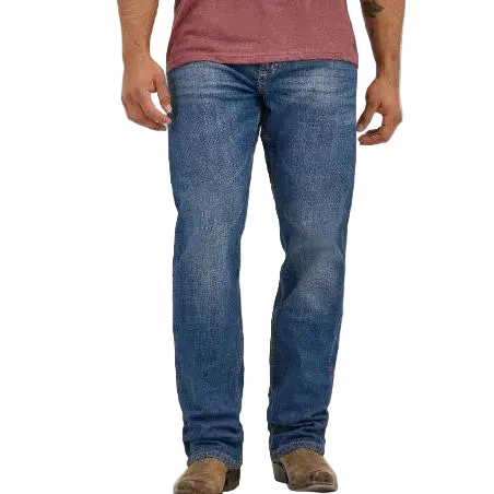 Wrangler Men's Retro Slim Fit Low Rise Straight Leg Jean - Cottonwood