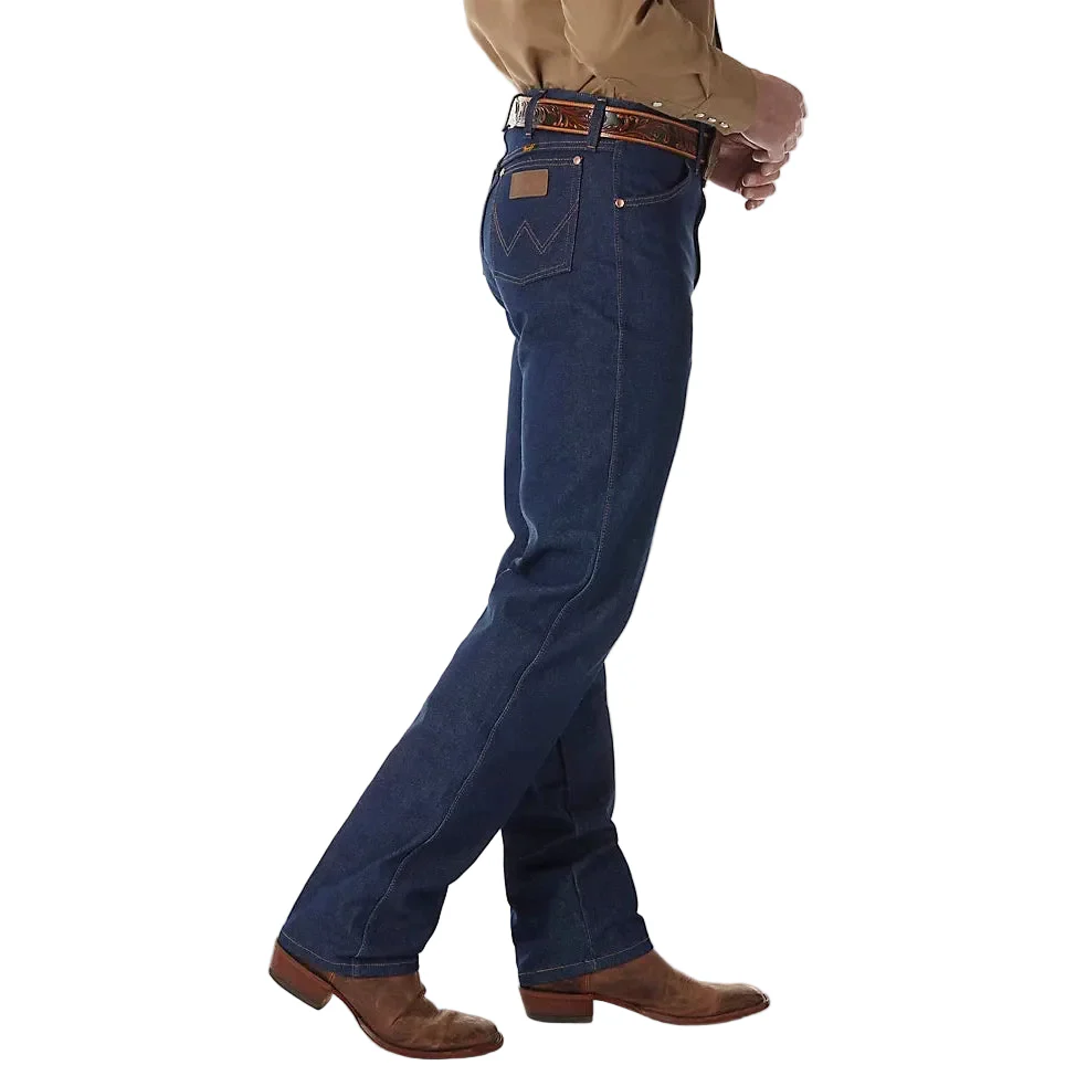 Wrangler Men's Rigid Cowboy Cut Original Fit Jeans - Rigid Indigo-Navy - Image 2