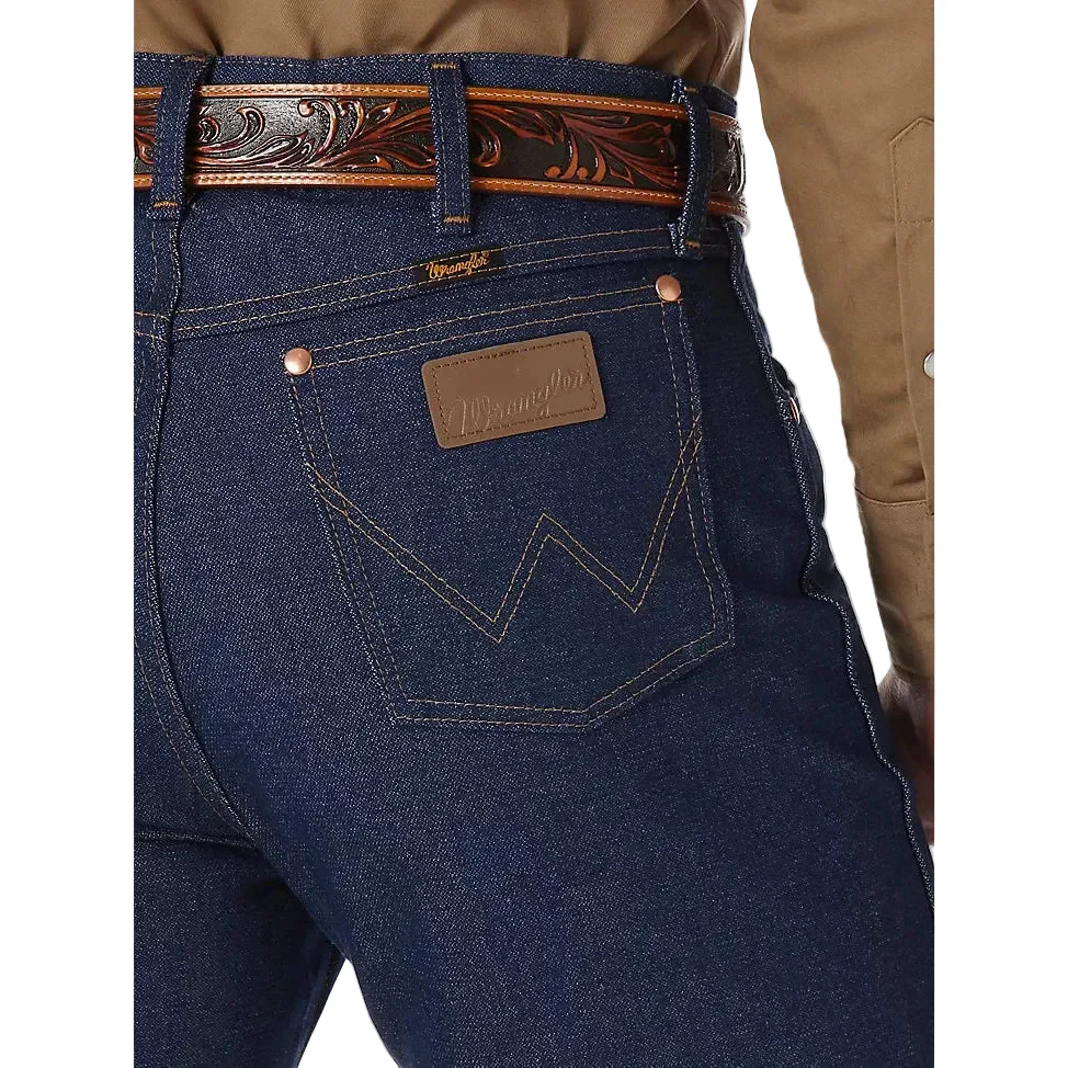 Wrangler Men's Rigid Cowboy Cut Original Fit Jeans - Rigid Indigo-Navy - Image 4