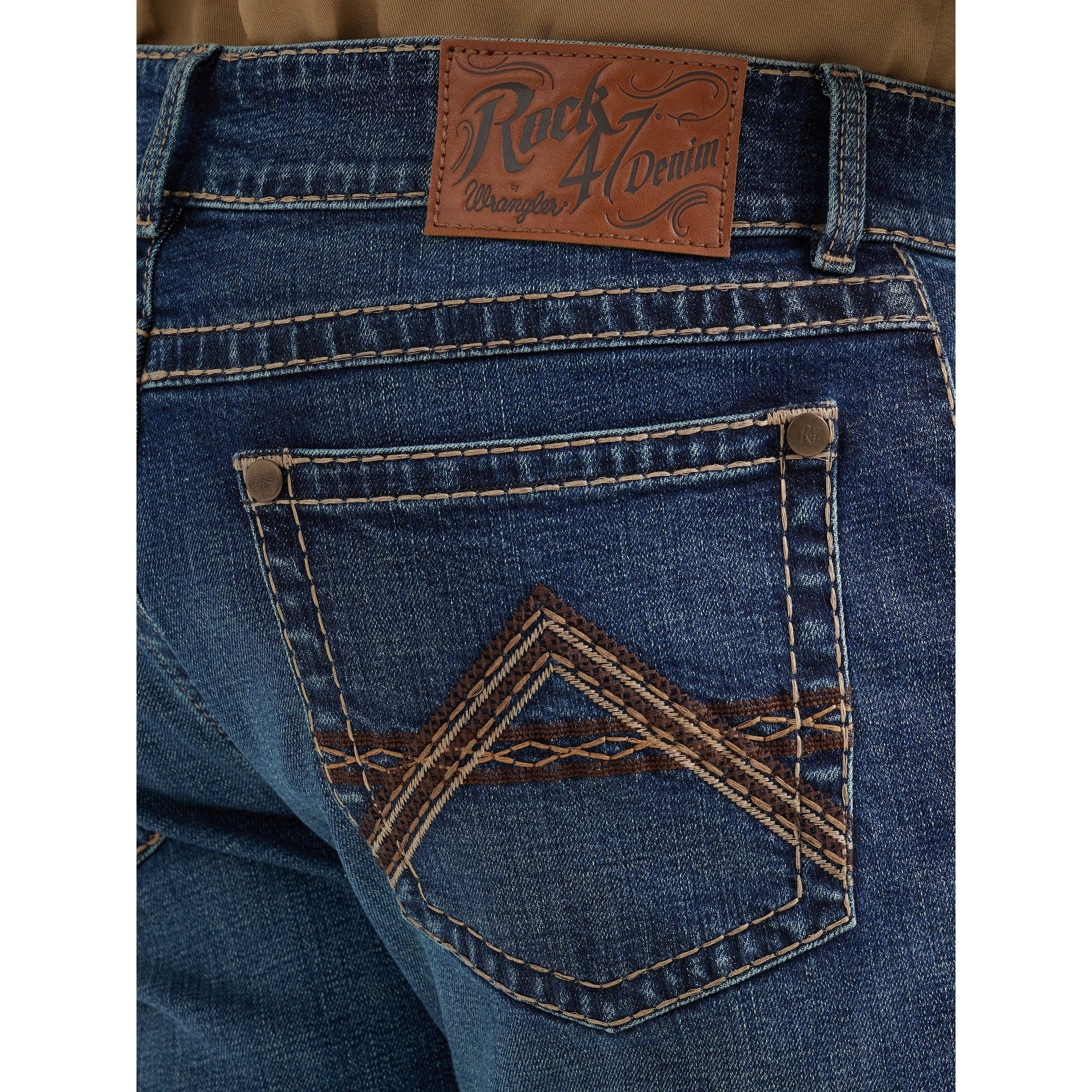 Wrangler Men's Rock 47 Slim Bootcut Jeans - Image 4