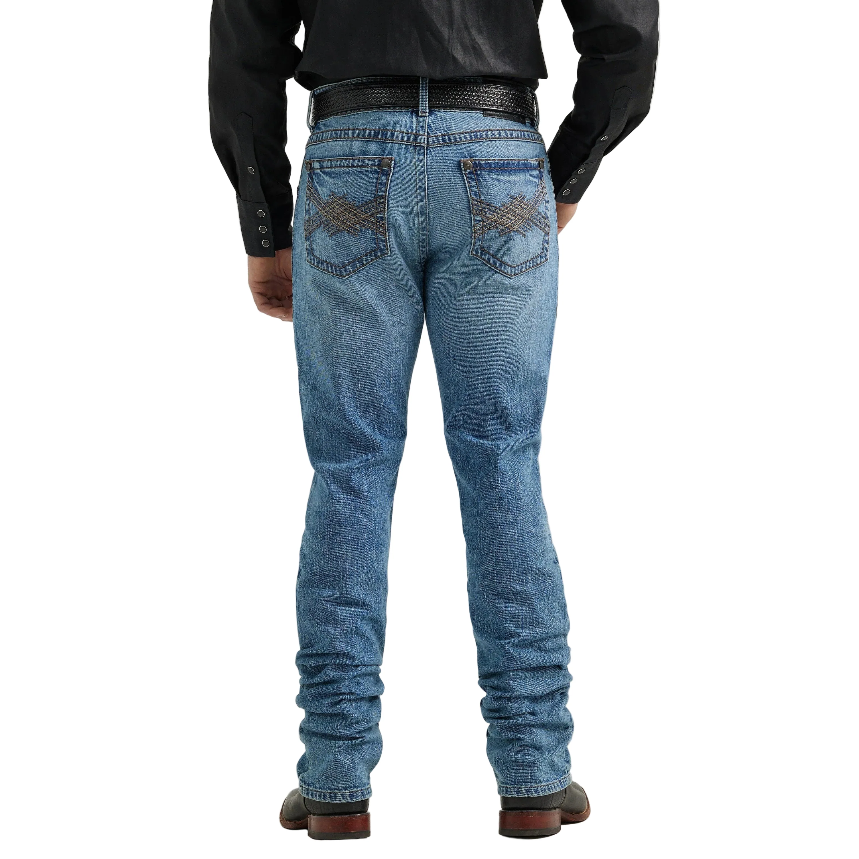 Wrangler Men's Rock 47 Slim Straight Jeans - Image 2