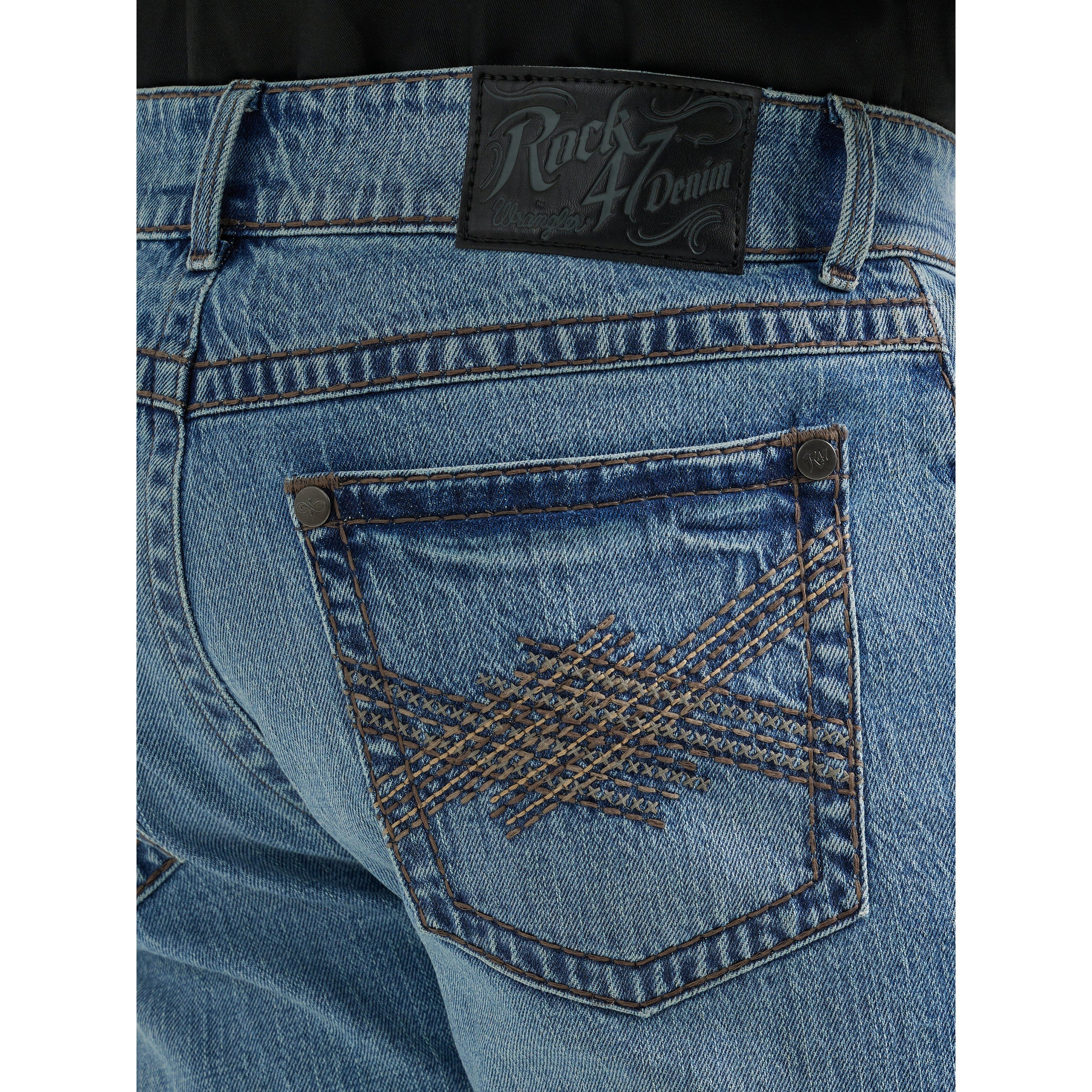 Wrangler Men's Rock 47 Slim Straight Jeans - Image 4