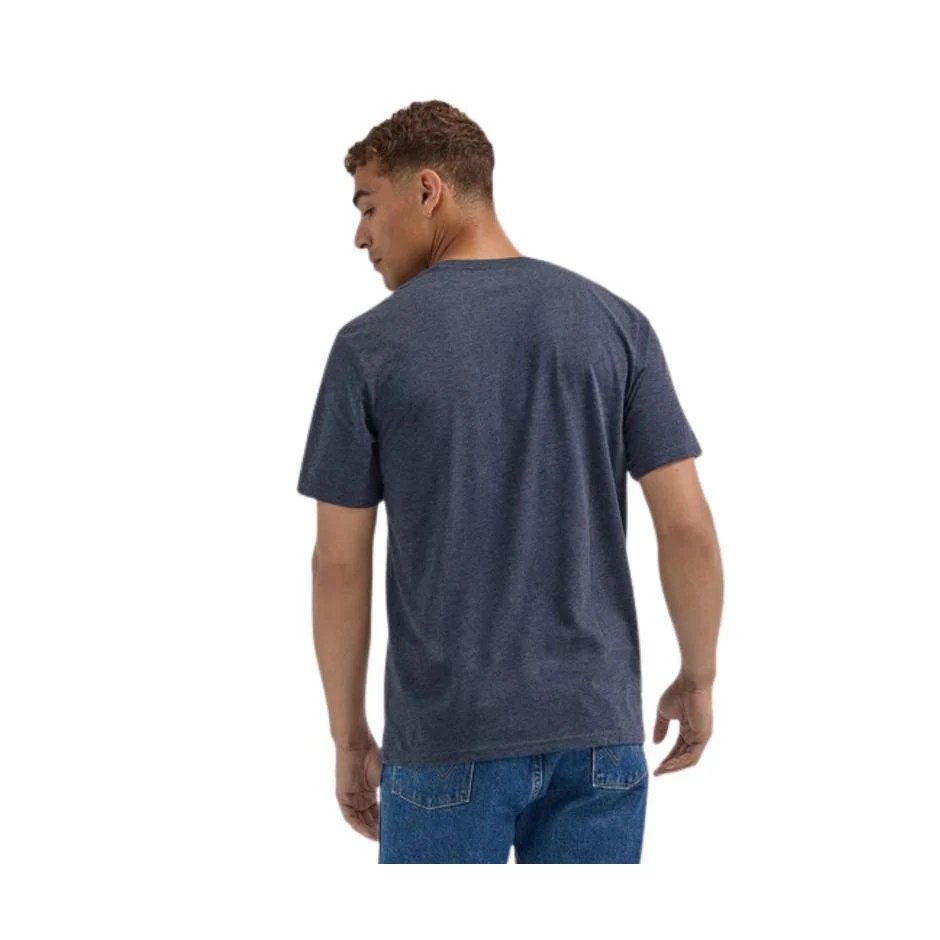 Wrangler Men's Short Sleeve Rockstar Tee Shirt - Dark Sapphire Heather - Image 2