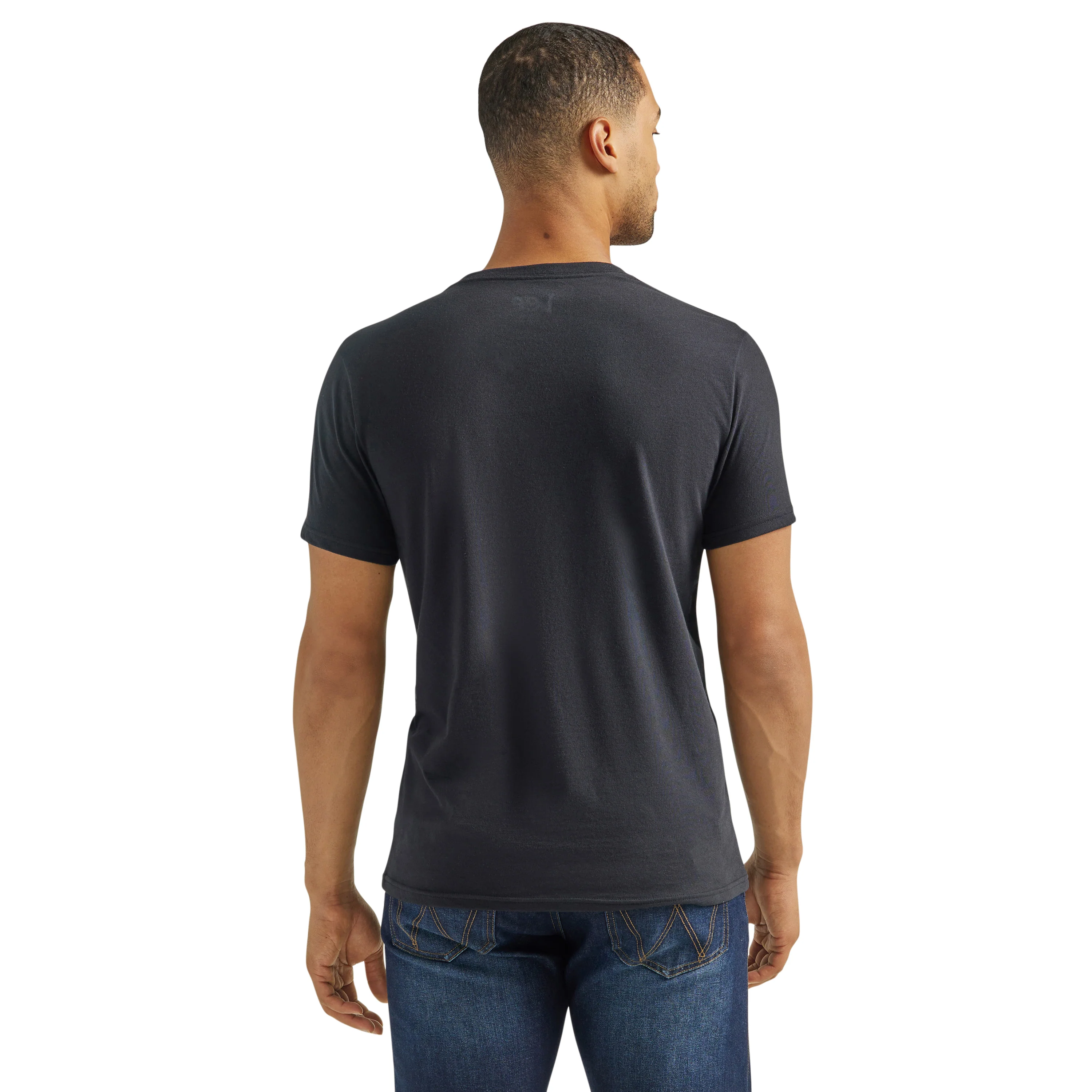 Wrangler Men's Short Sleeve T-Shirt - Black - Image 2
