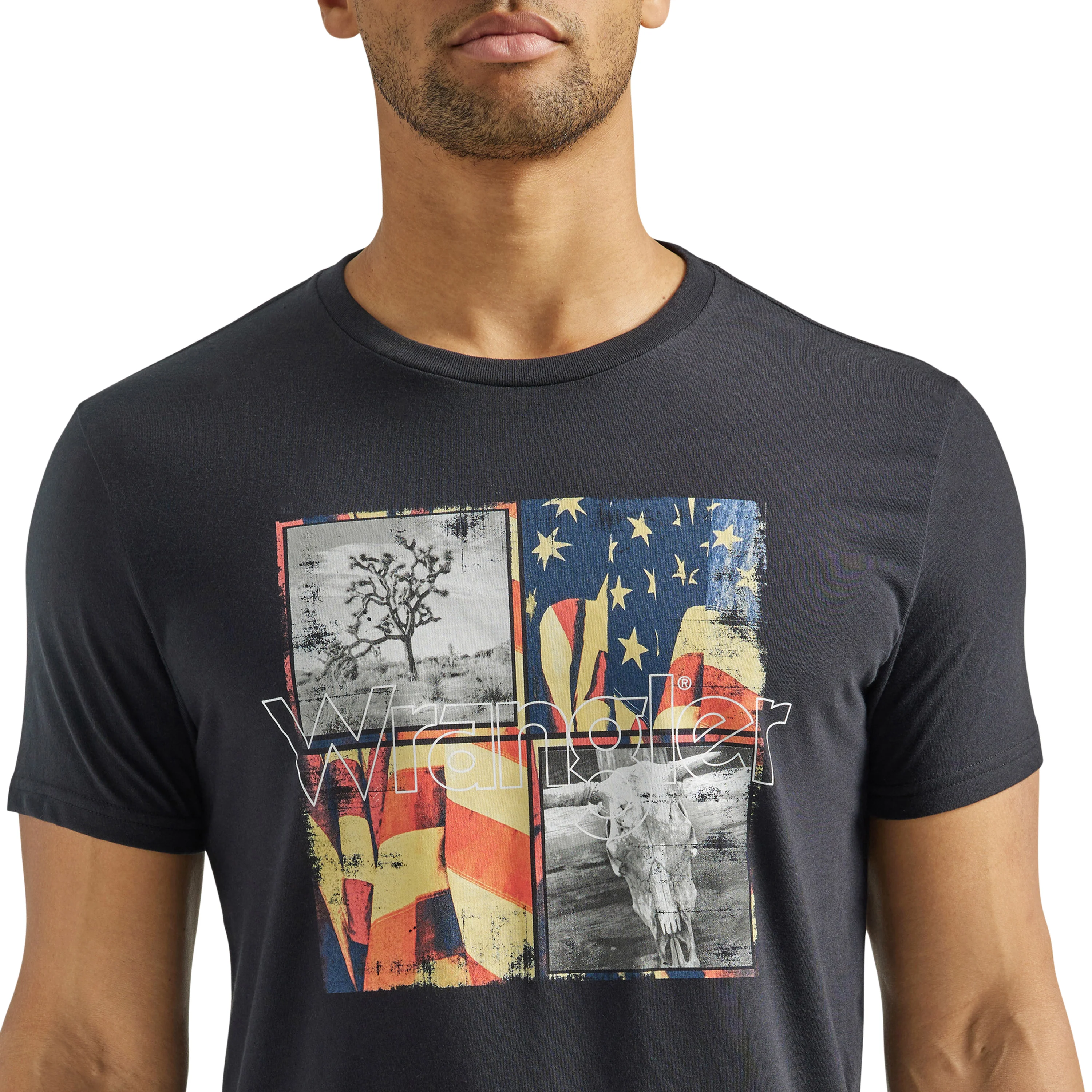 Wrangler Men's Short Sleeve T-Shirt - Black - Image 3