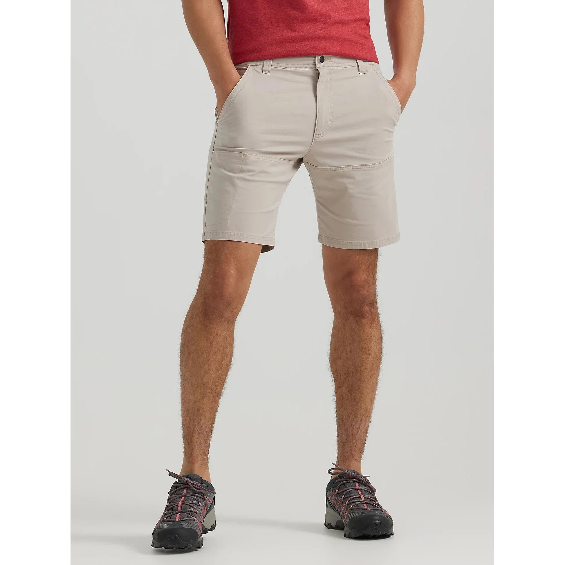 Wrangler Men's Side Pocket Utility Short - Taupe - Image 7