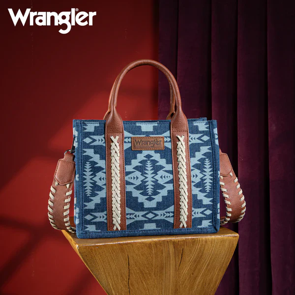 Wrangler Southwest Print Small Canvas Tote/Crossbody - Image 2