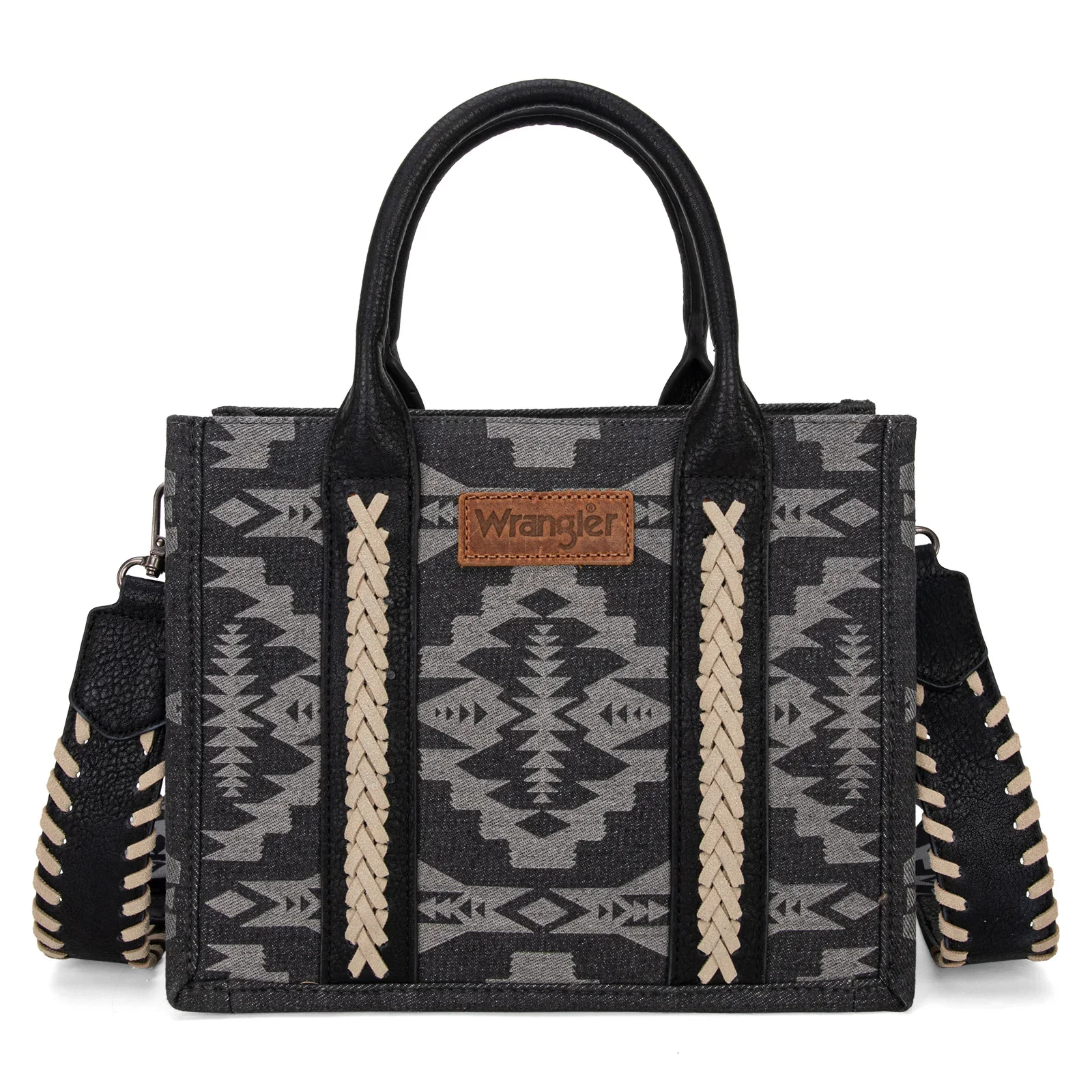 Wrangler Southwest Print Small Canvas Tote/Crossbody - Image 3