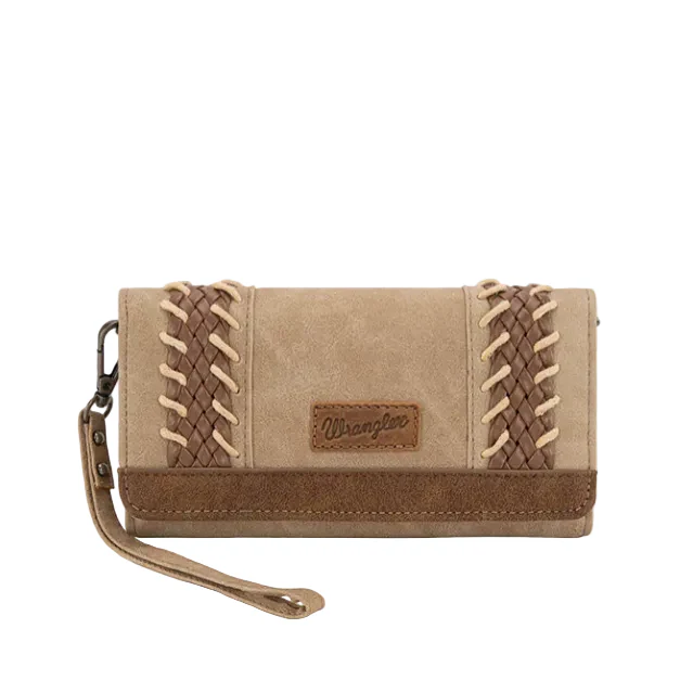 Wrangler Southwest Print Wristlet Wallet Crossbody- Multiple Colours