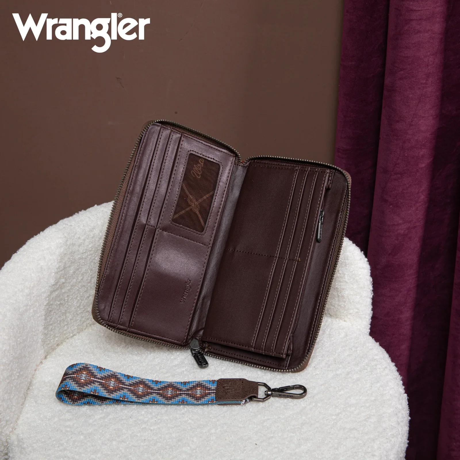 Wrangler Southwestern Art Print Wallet- - Image 2
