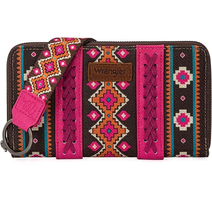 Wrangler Southwestern Art Print Wallet- - Image 6