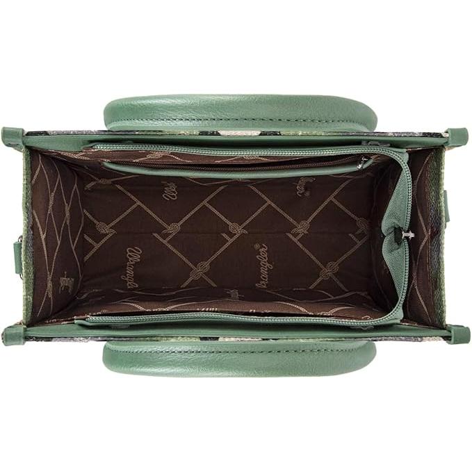 Wrangler Southwestern Pattern Dual Sided Print Tote/Crossbody-Multiple Colors - Image 5