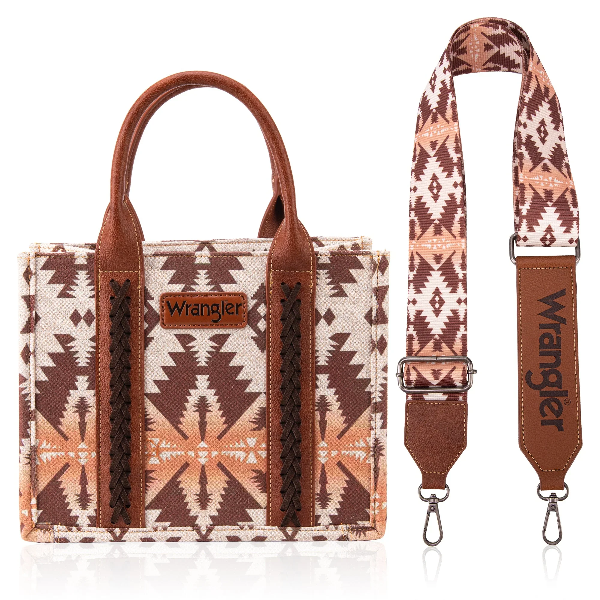 Wrangler Southwestern Print Small Canvas Purse - Image 2