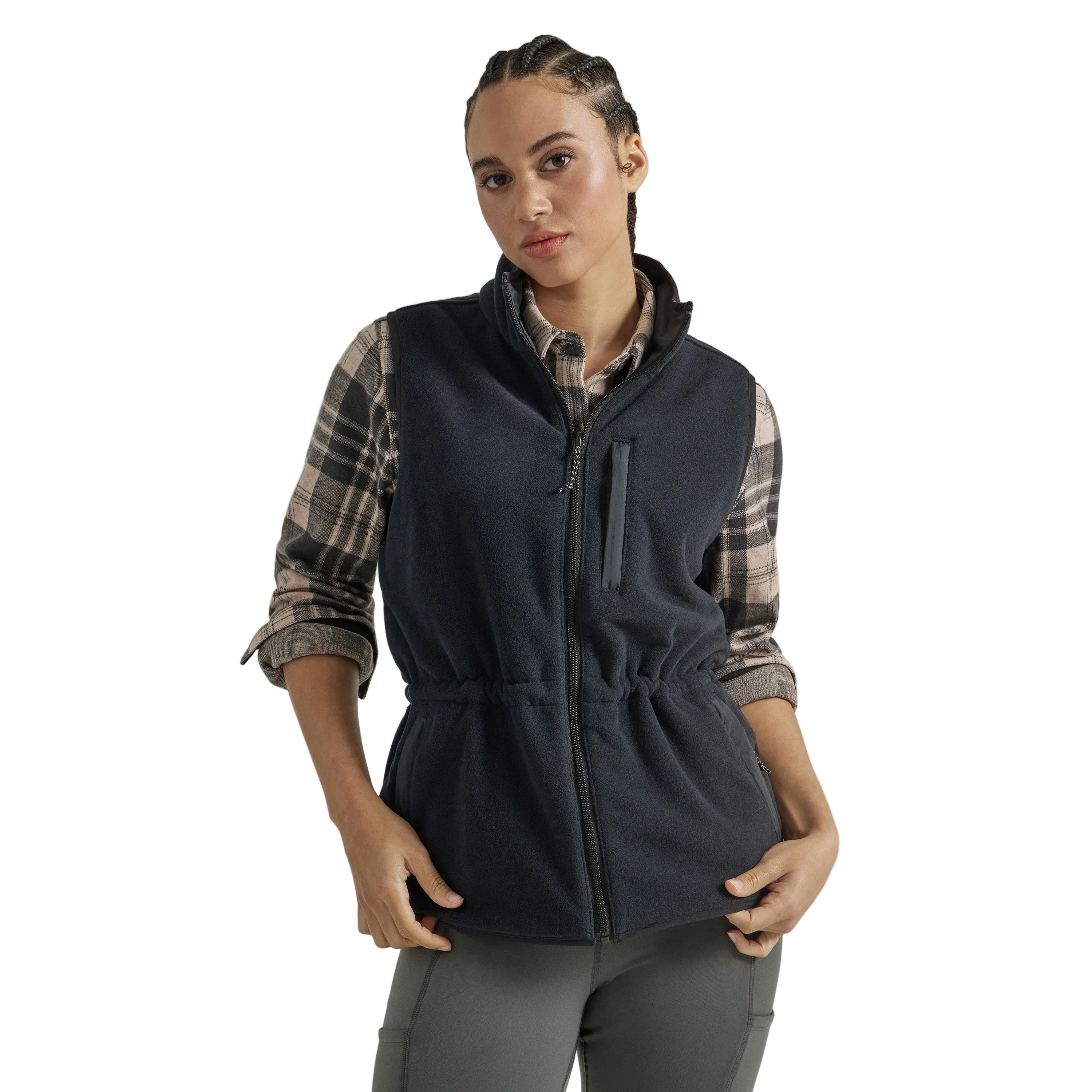 Wrangler Women's ATG Climate Reversible Vest - Black - Image 3