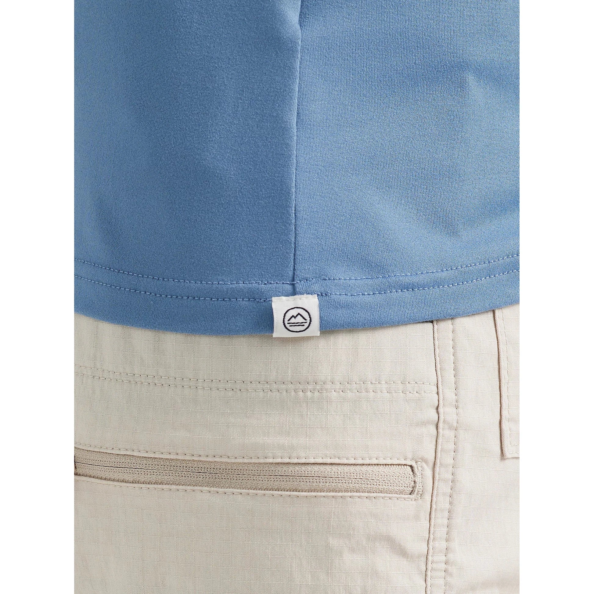 Wrangler Women's ATG Short Sleeve Performance Crewneck Tee - Coronet Blue - Image 3