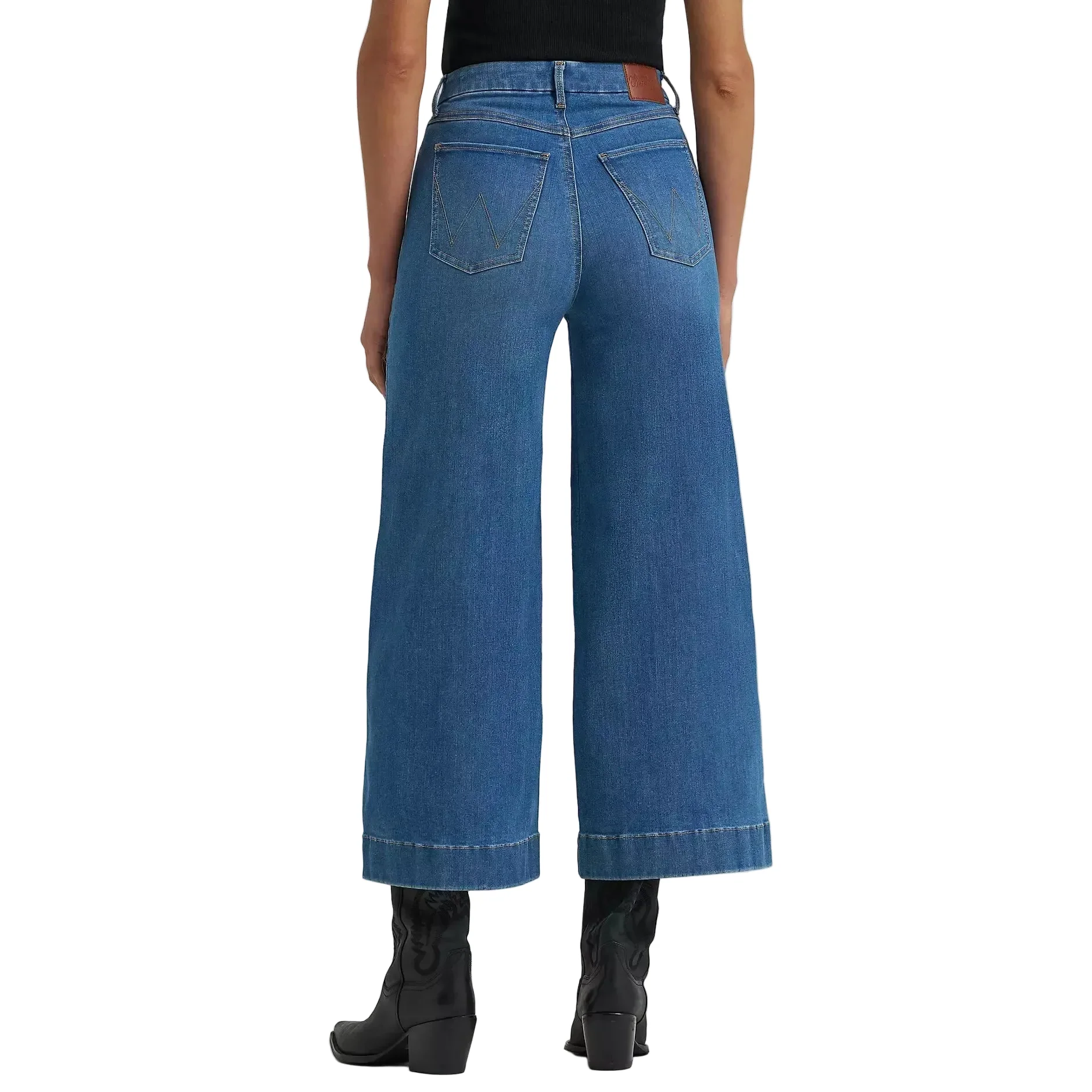 Wrangler Women's Bespoke High Rise Wide Leg Crop Jean - Miranda - Image 2