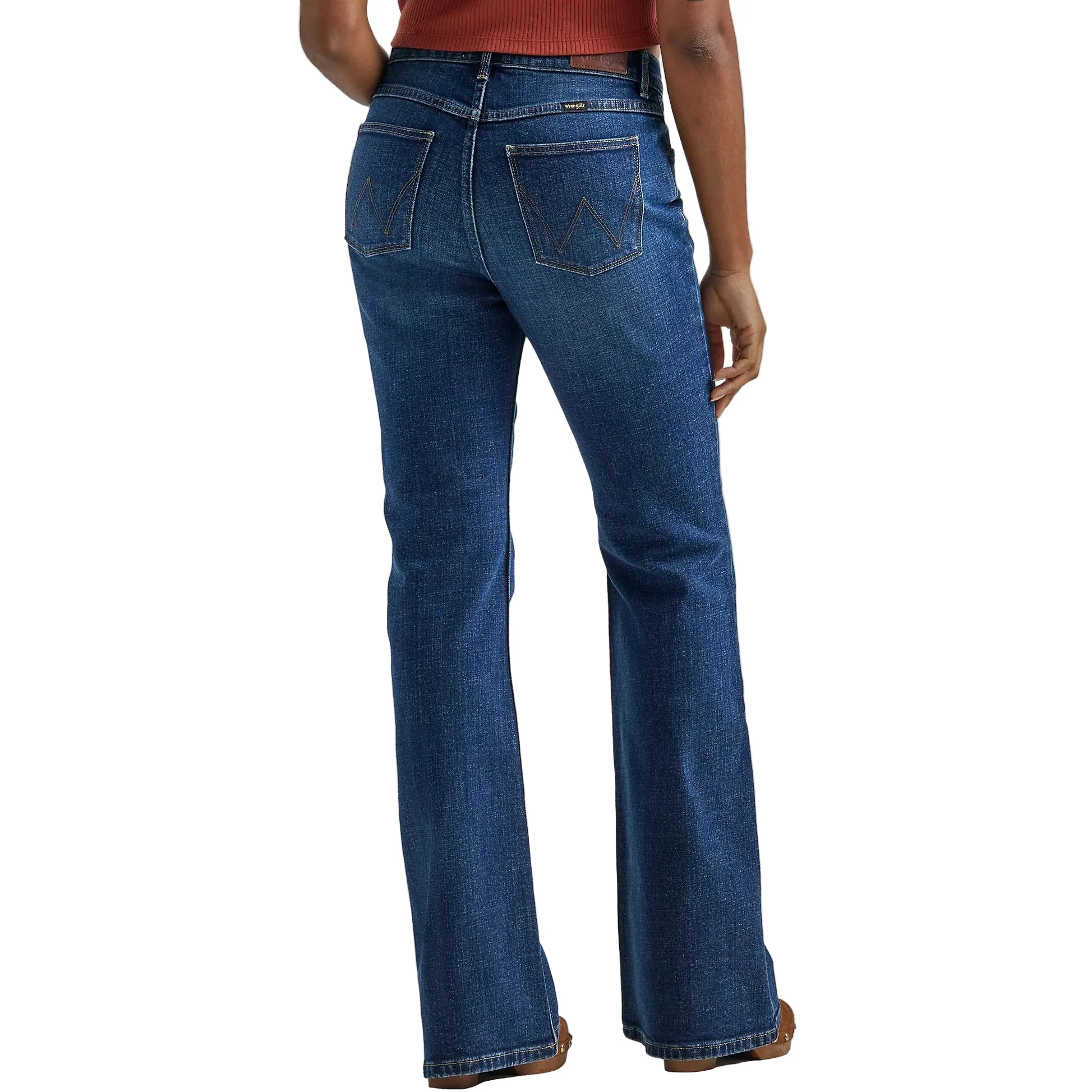 Wrangler Women's Fierce Slim High Rise Flare Jean - Brockton - Image 2
