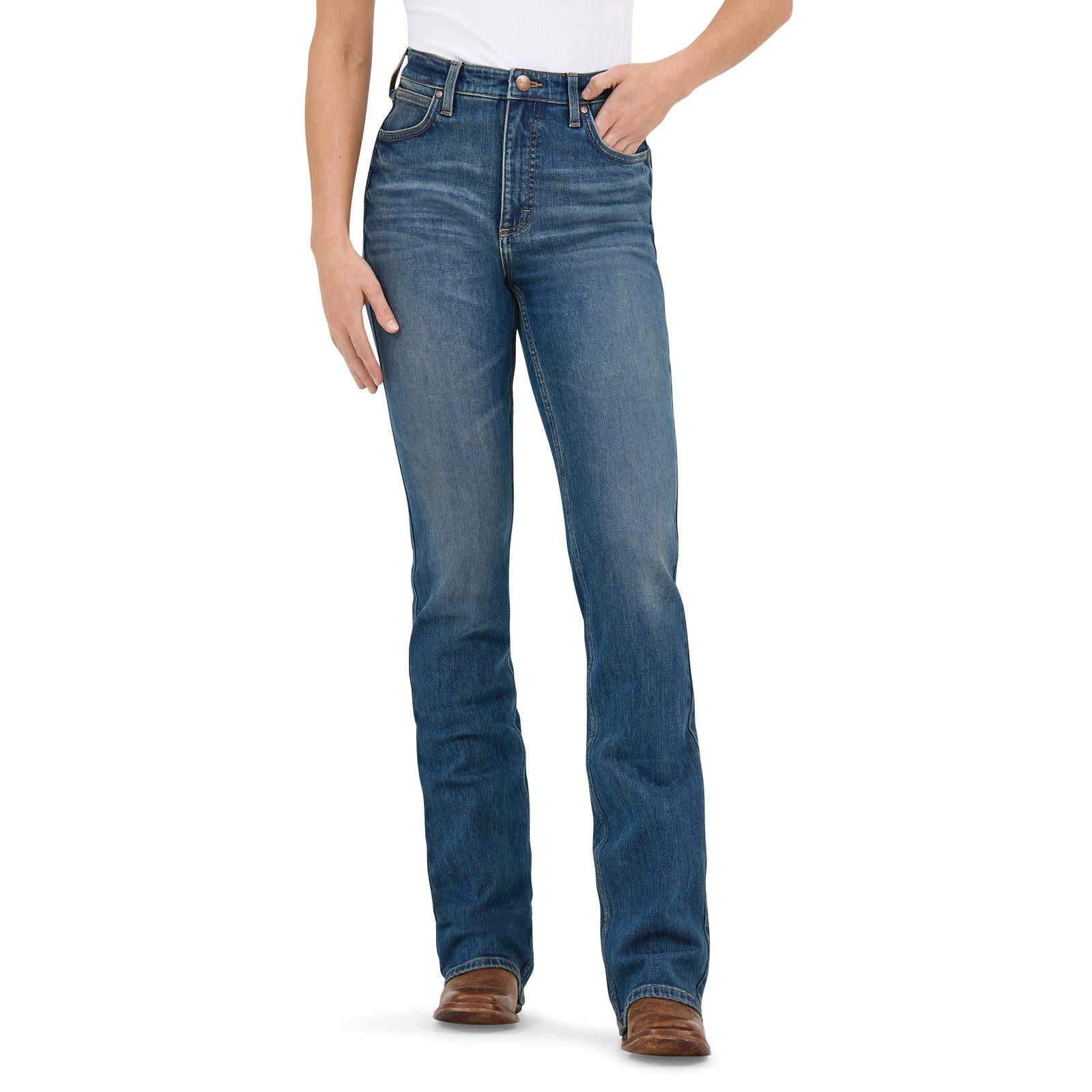 Wrangler Women's High Rise Rodeo Bootcut Wrangler Riding Jean - Camila