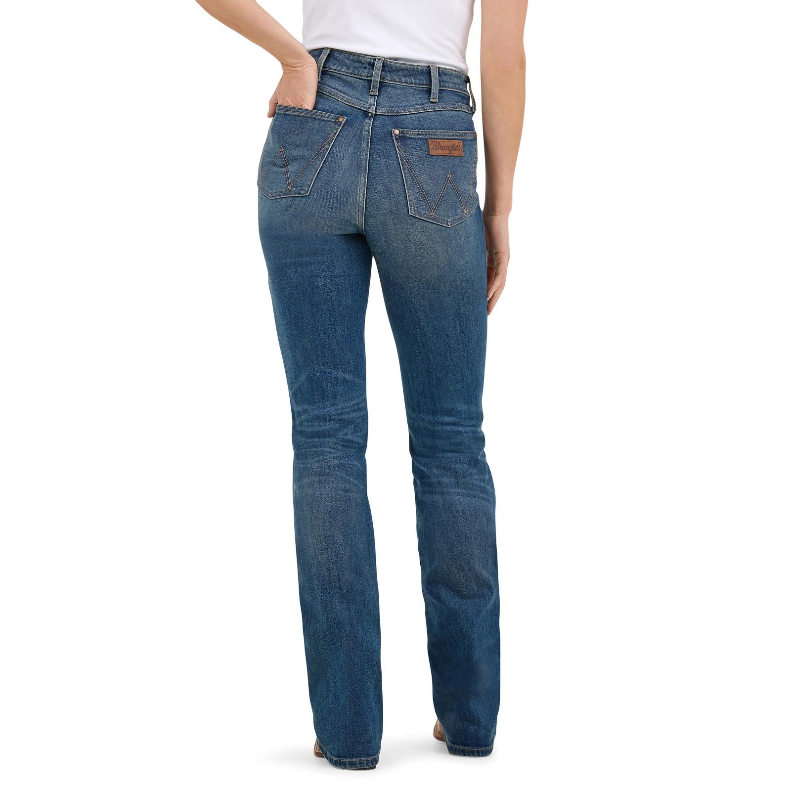 Wrangler Women's High Rise Rodeo Bootcut Wrangler Riding Jean - Camila - Image 2