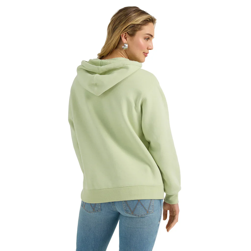 Wrangler Women's Long Sleeve Hoodie- Mint Green - Image 2