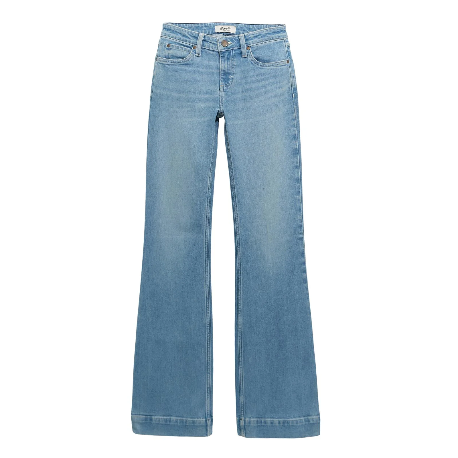 Wrangler Women's Mid Rise Retro Mae Trouser Jean- Bridget