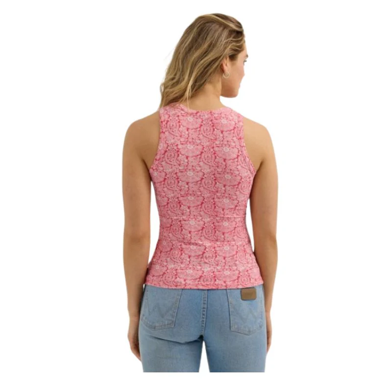 Wrangler Women's Retro Americana Goddess Tank- Red - Image 2