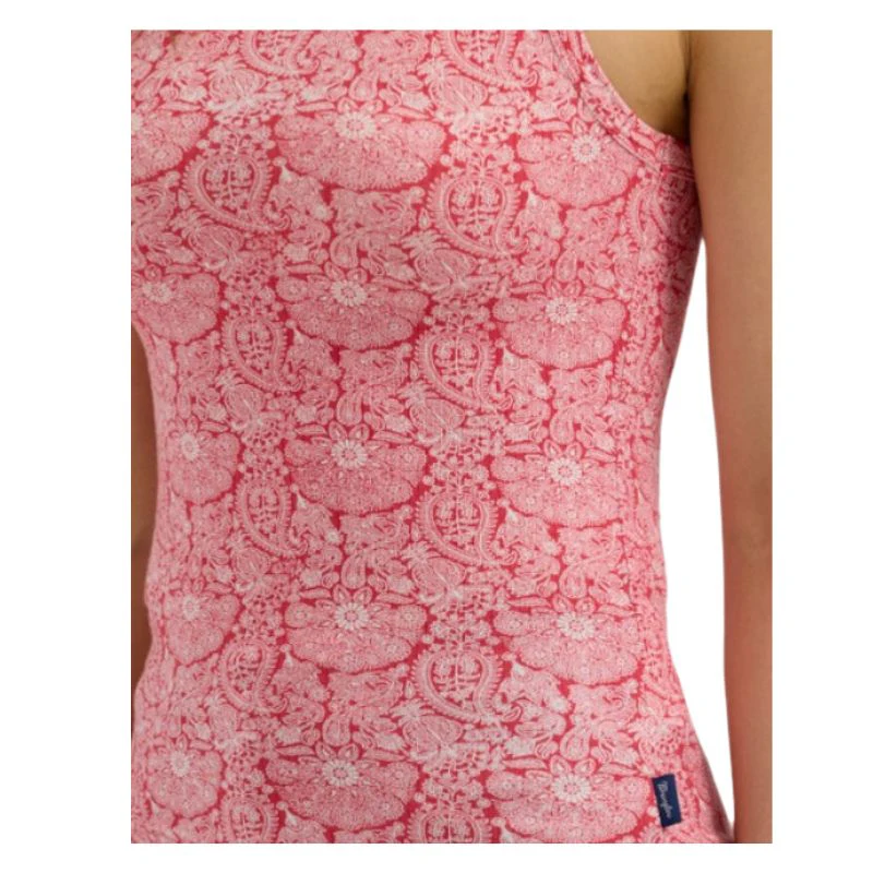 Wrangler Women's Retro Americana Goddess Tank- Red - Image 3