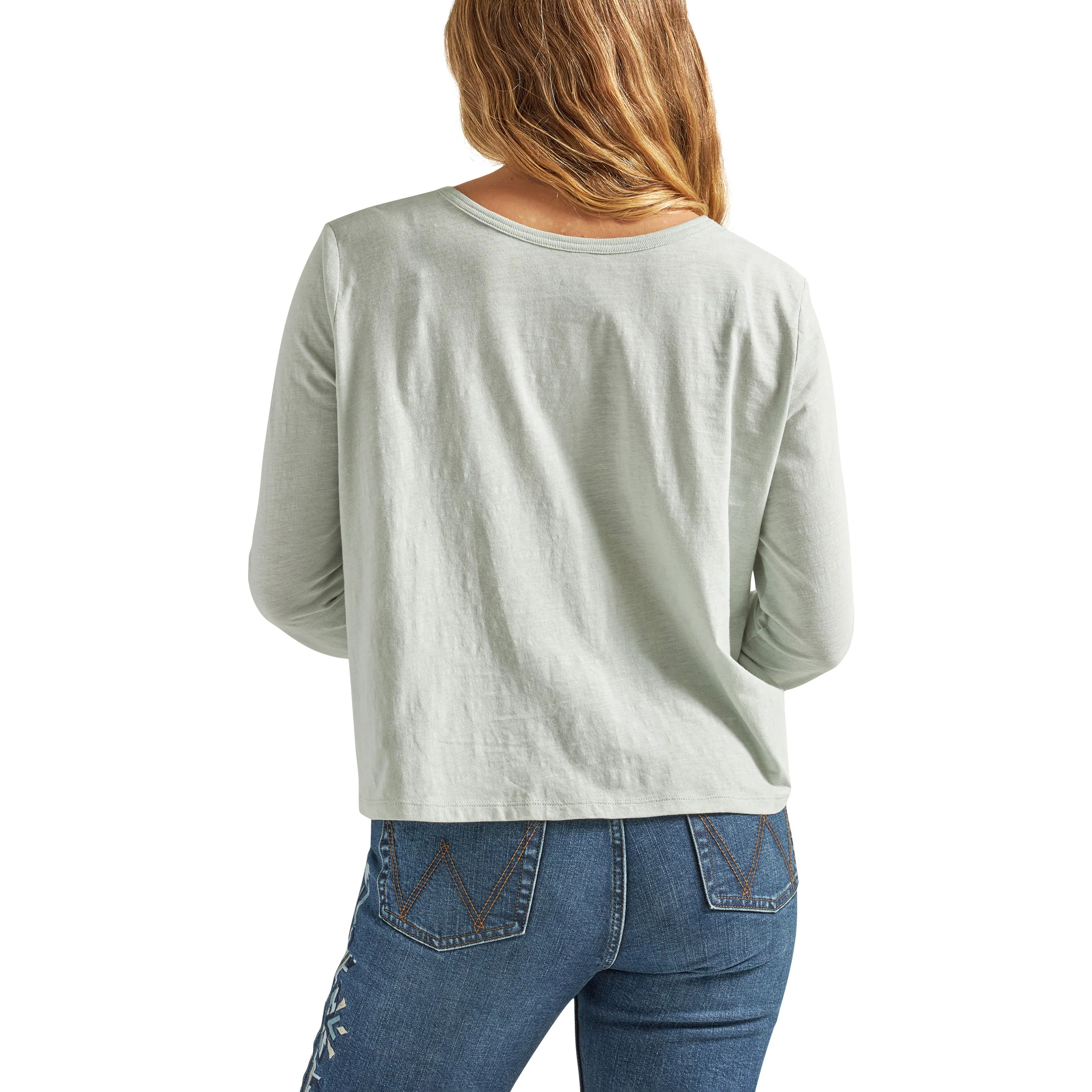 Wrangler Women's Retro Vintage Graphic T-Shirt - Light Blue - Image 4