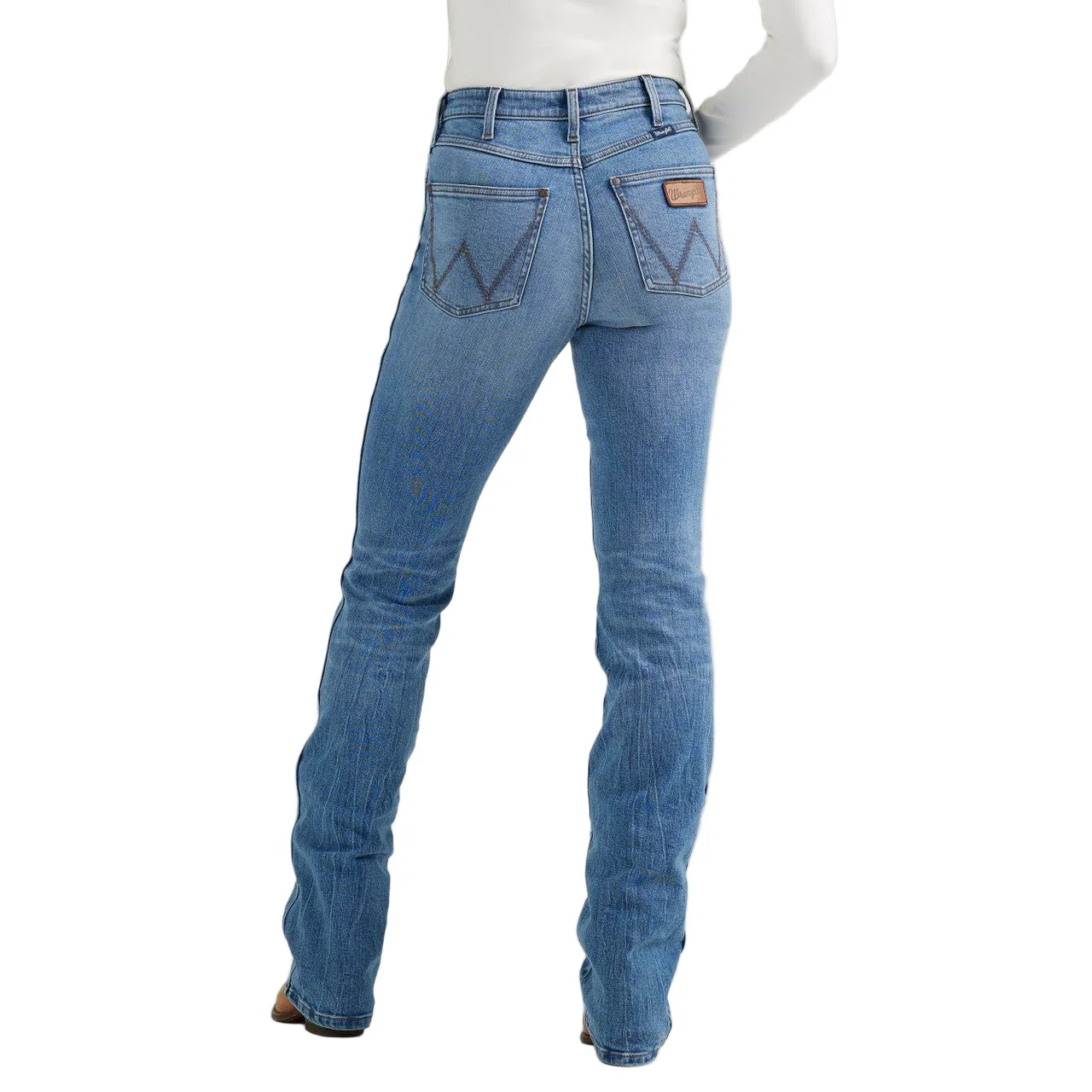 Wrangler Women's Retro High Rise Bailey Boot Cut Jeans - Kelly - Image 2