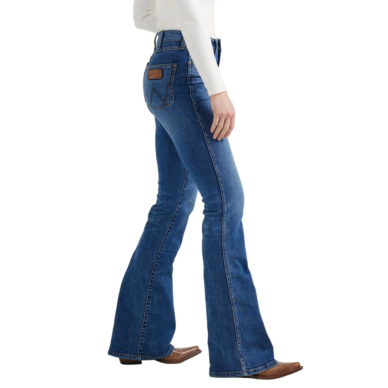 Wrangler Women's Retro Bailey High Rise Flare Jeans - Aria - Image 3