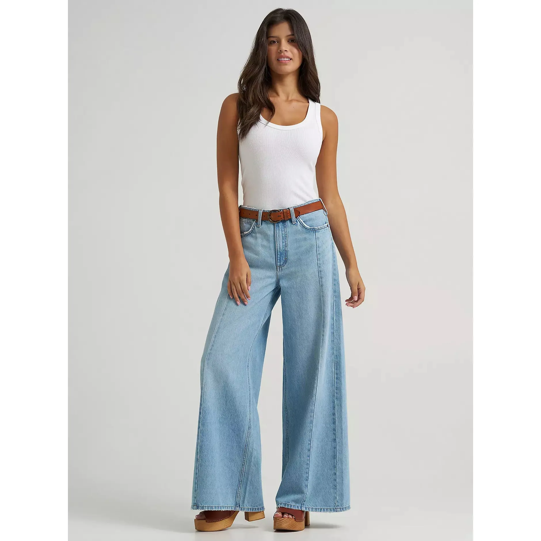 Wrangler Women's Retro Bailey High Rise Wide Leg Jean - Demi - Image 2